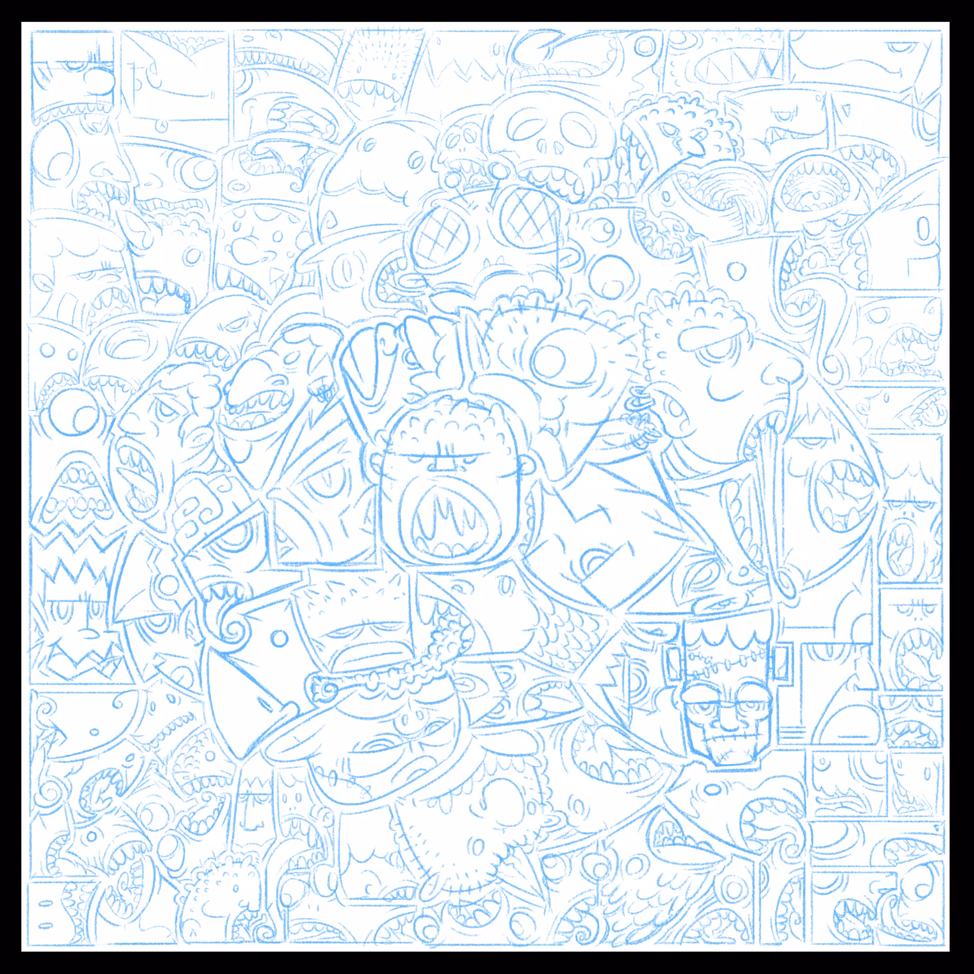 Faces I - Sketch -