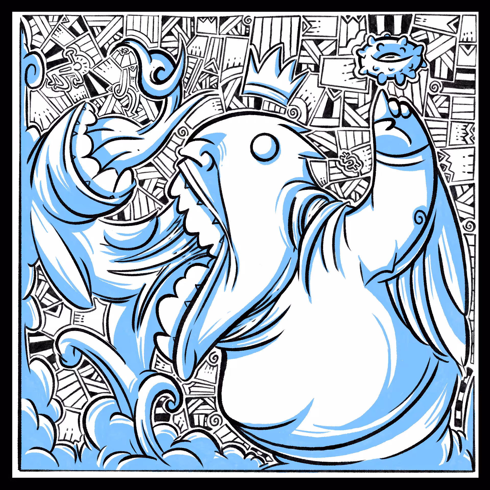 Creature 043 Lineart
