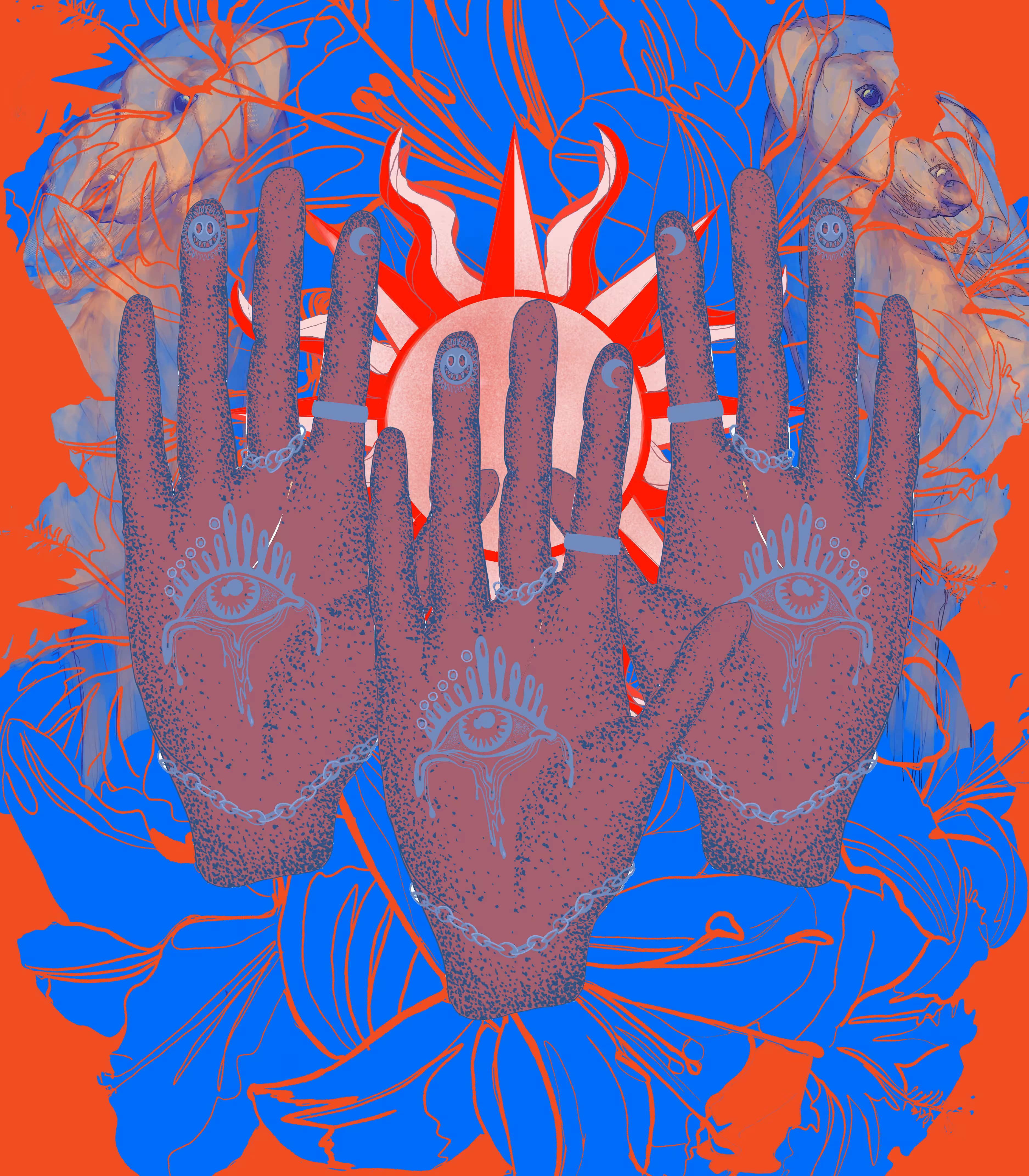 Many hands