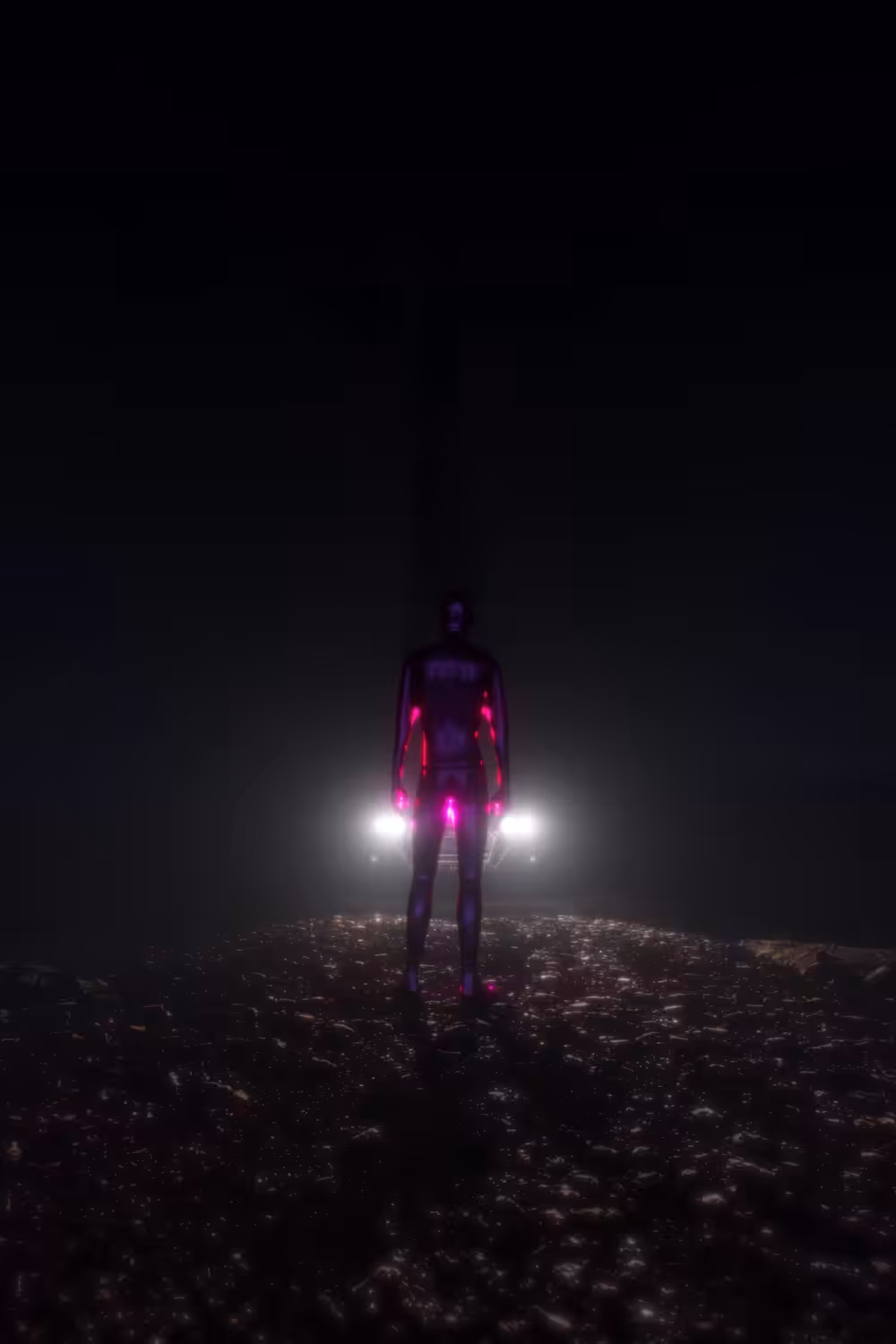like a deer in headlights