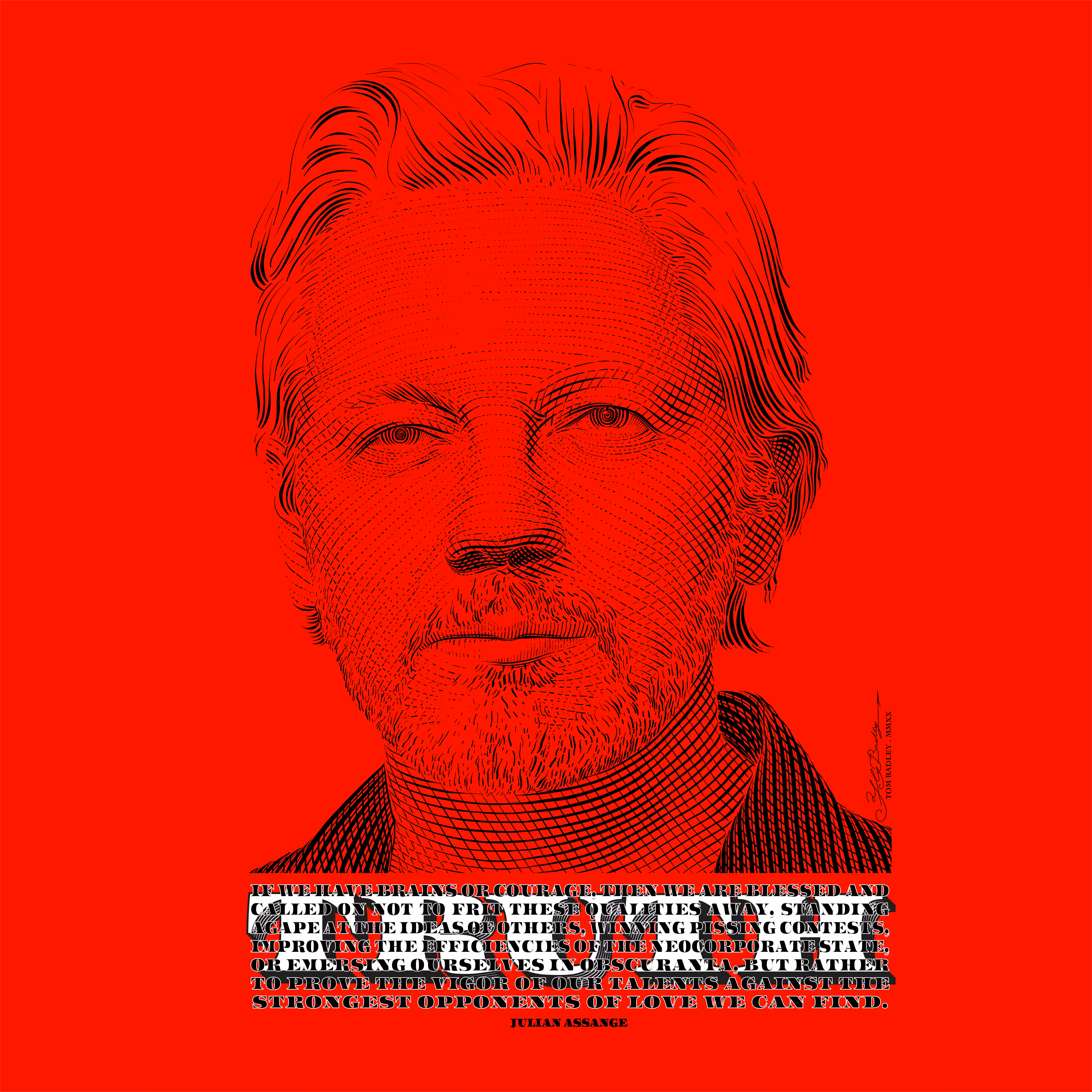 FREE JULIAN ASSANGE [50 YEARS EDITION]