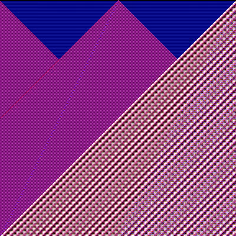 RGB Elementary Cellular Automaton #345