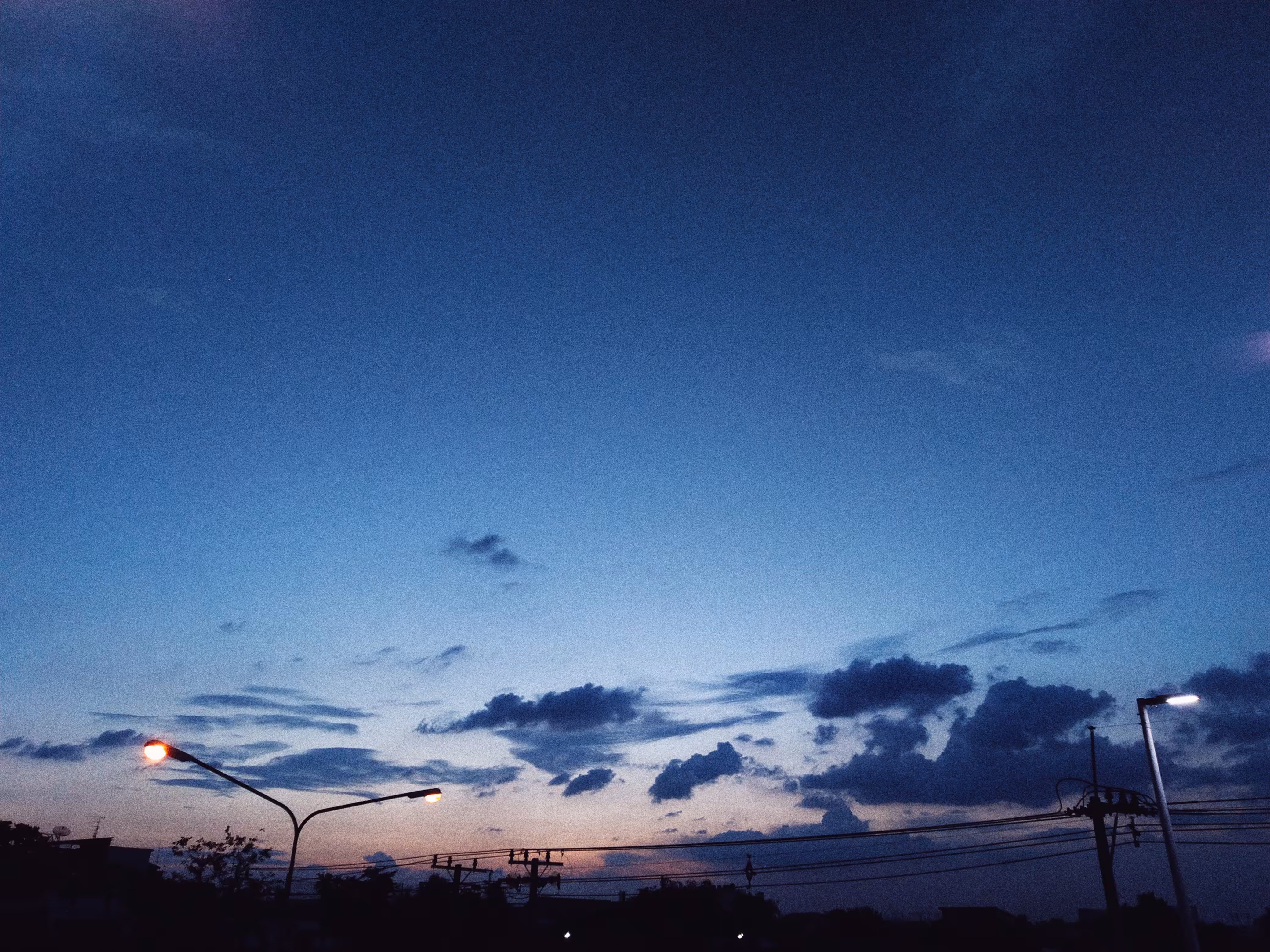 Somewhere in Thailand: Evening sky