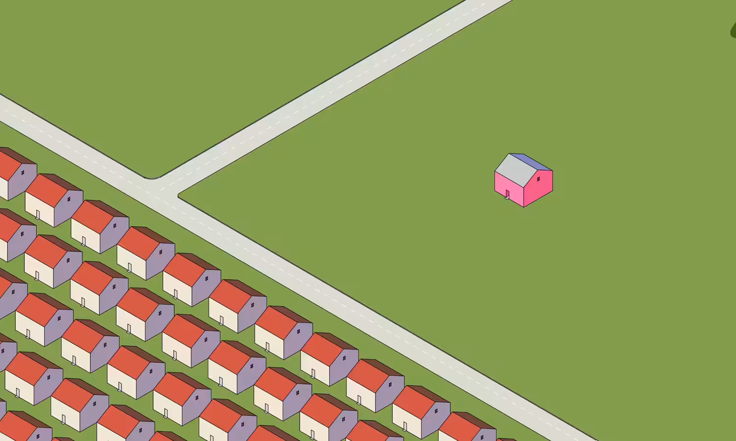 Pink House Alone