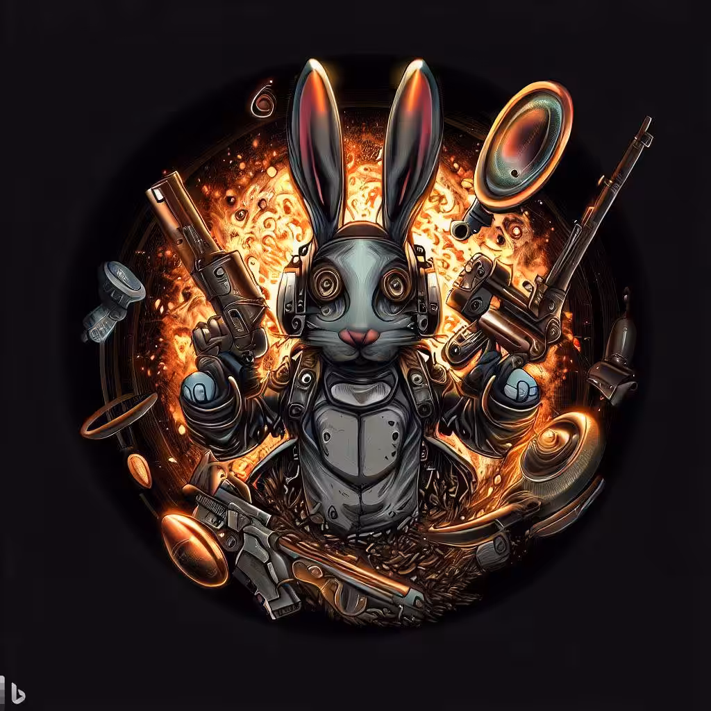 The world of my cartoons: Criminal rabbit009
