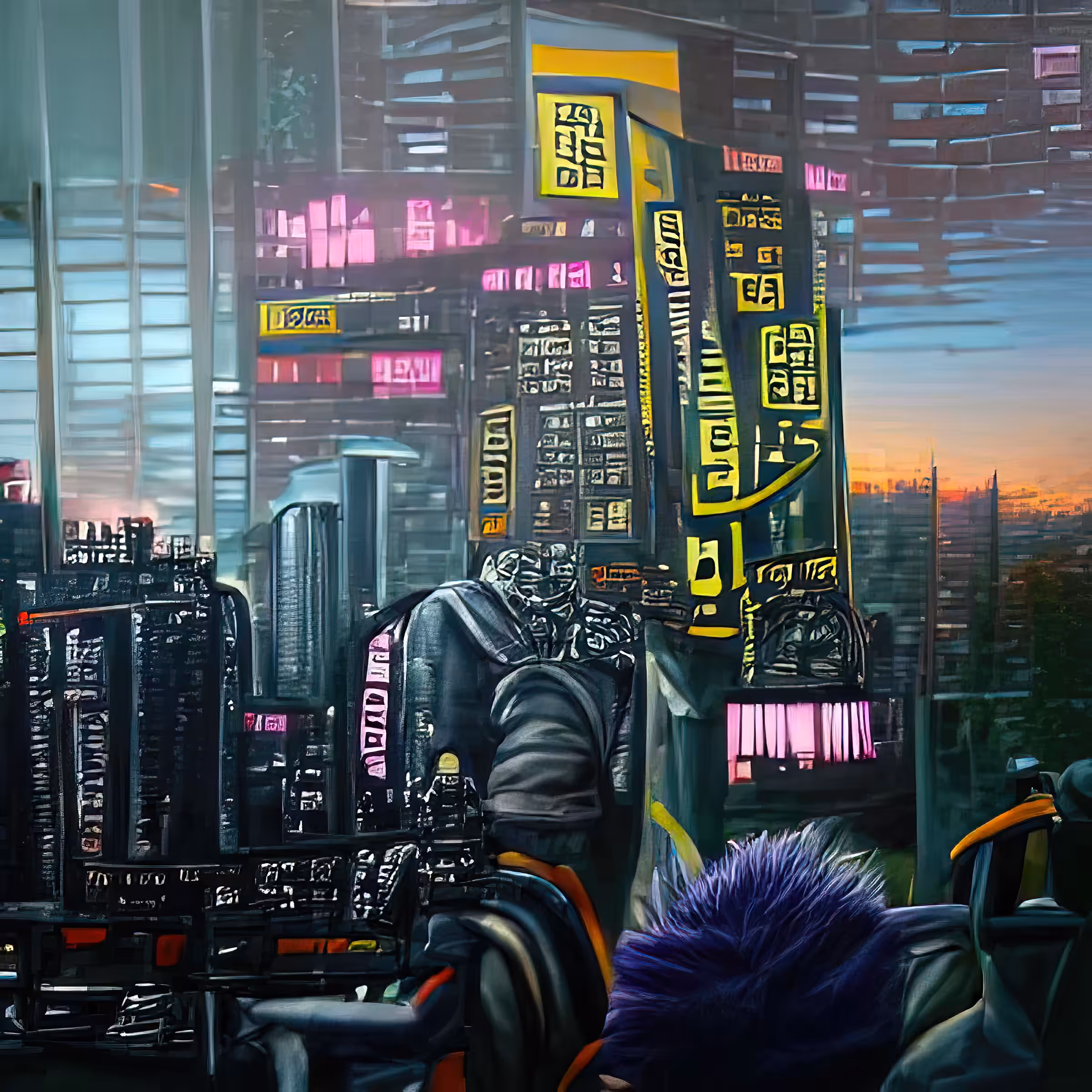 cyberpunk city dawn OvoQvHloQrZXGXig4TkT