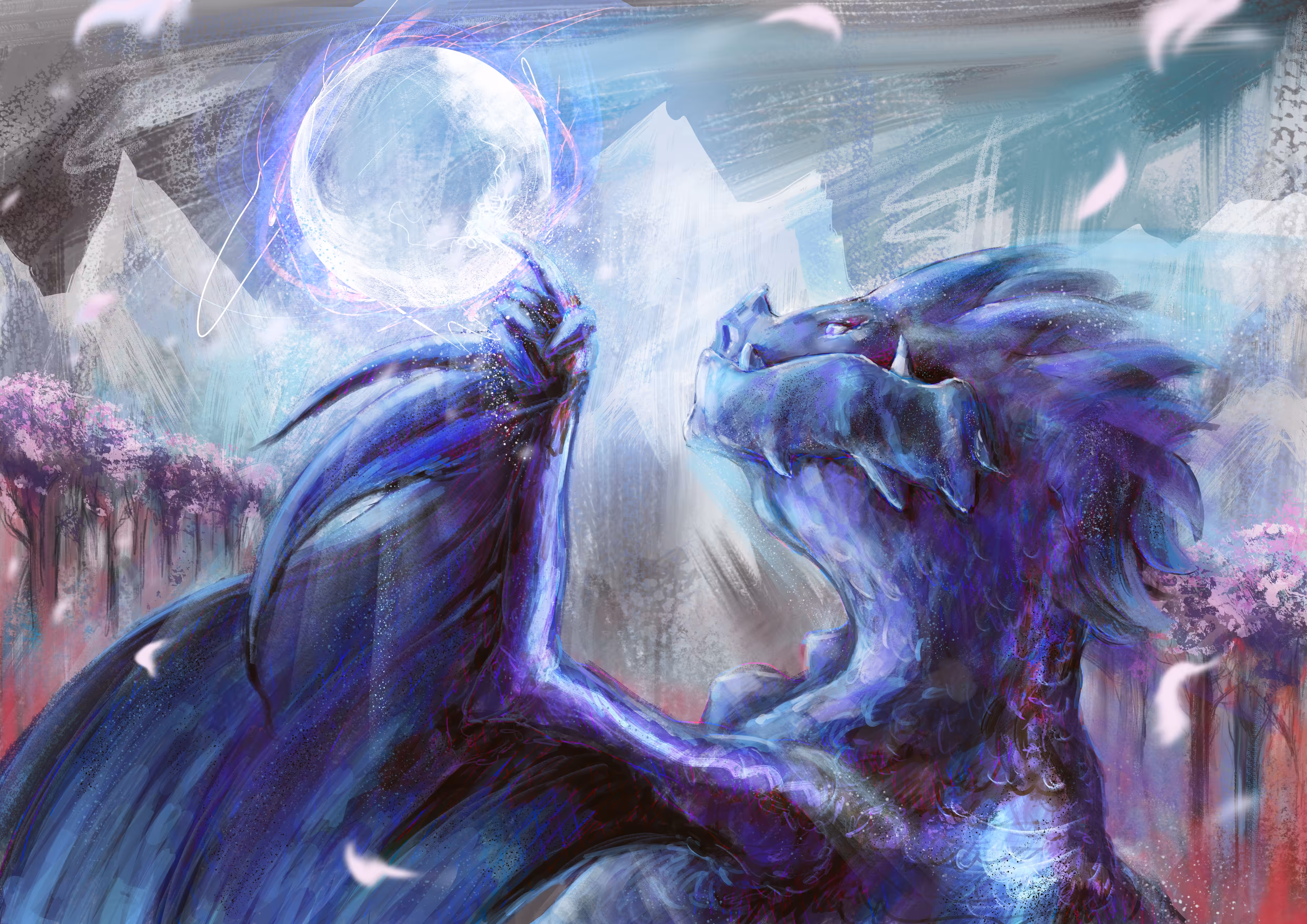 The moon carver