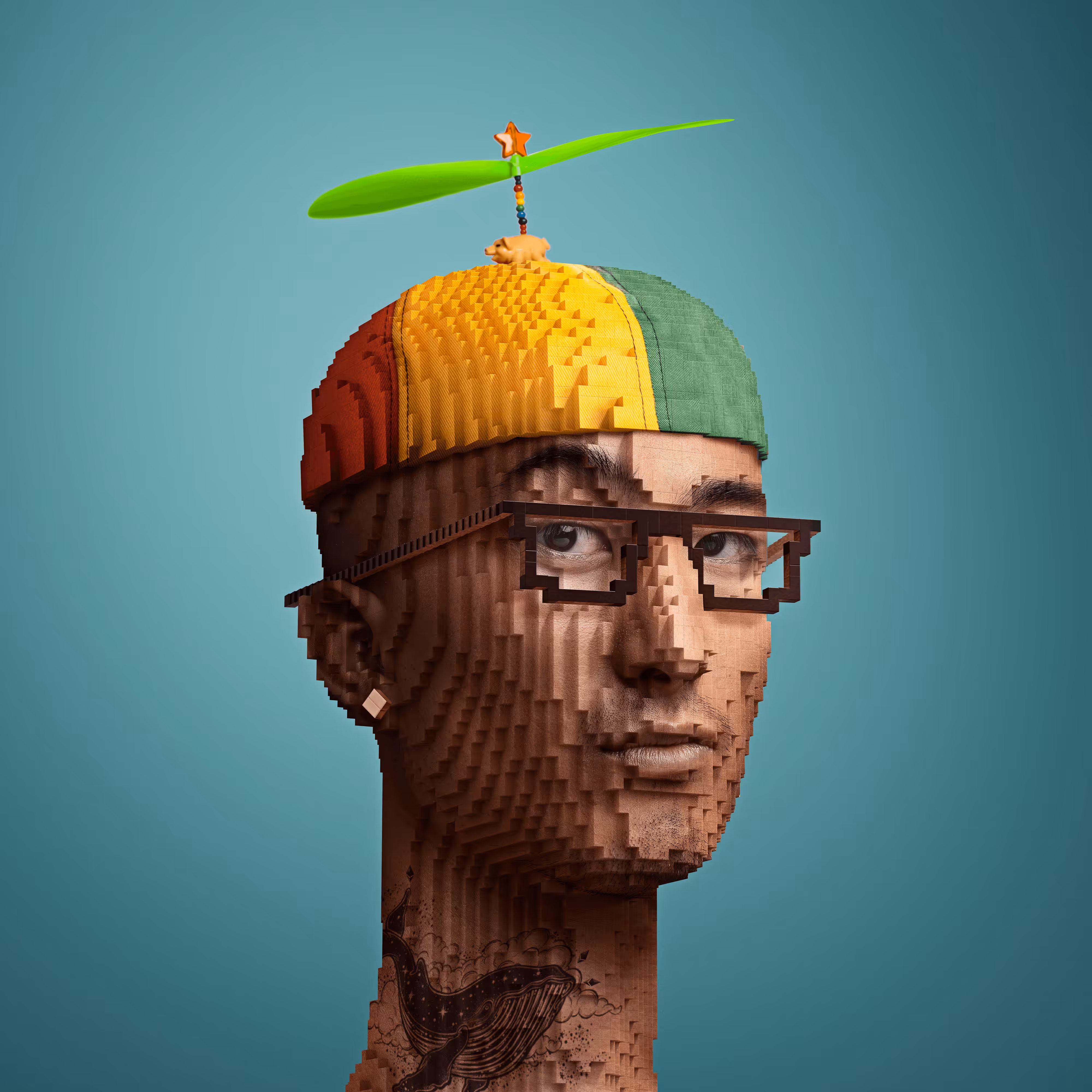 Block Head Punk 057