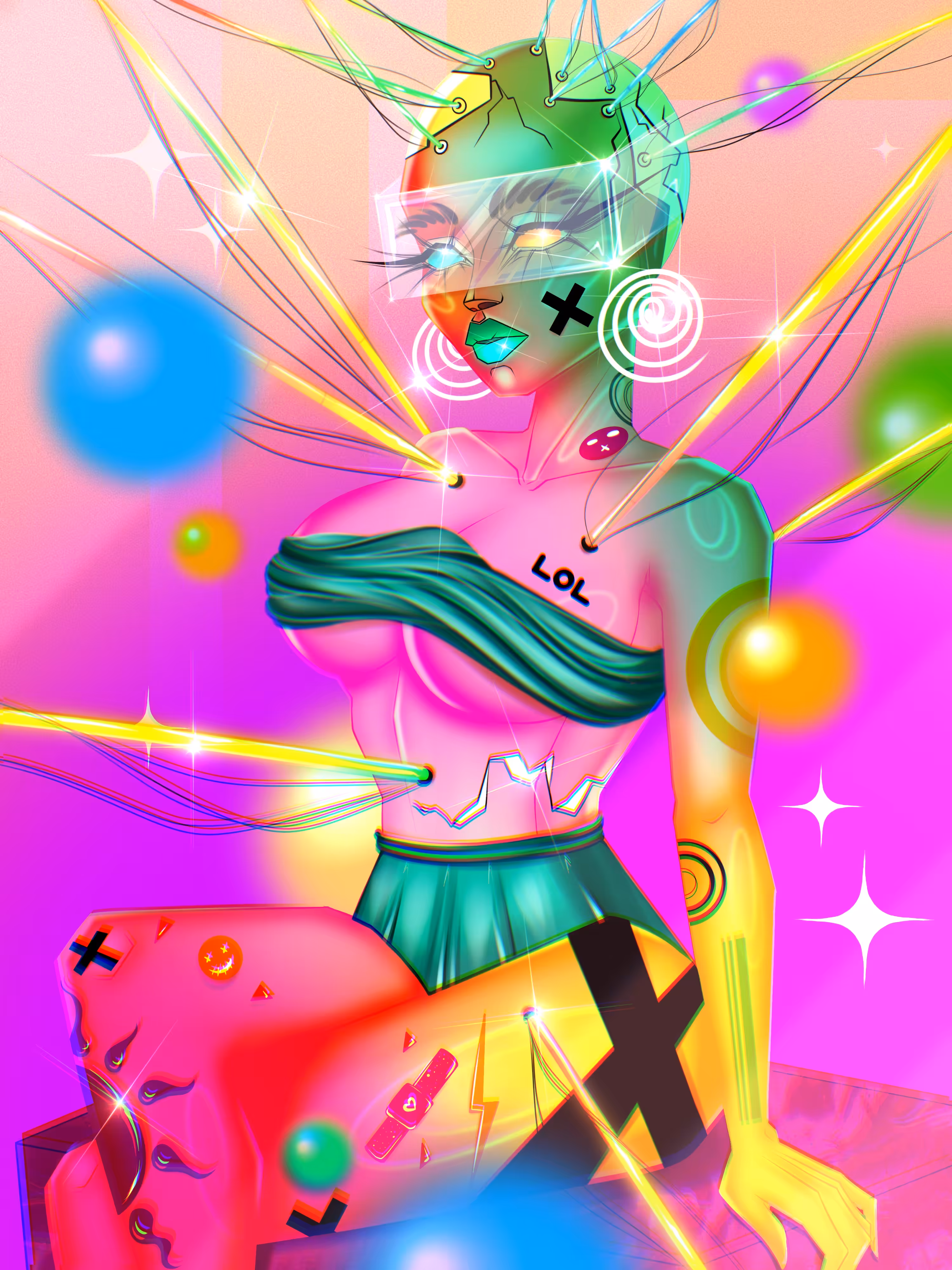 Gradient Girl #7