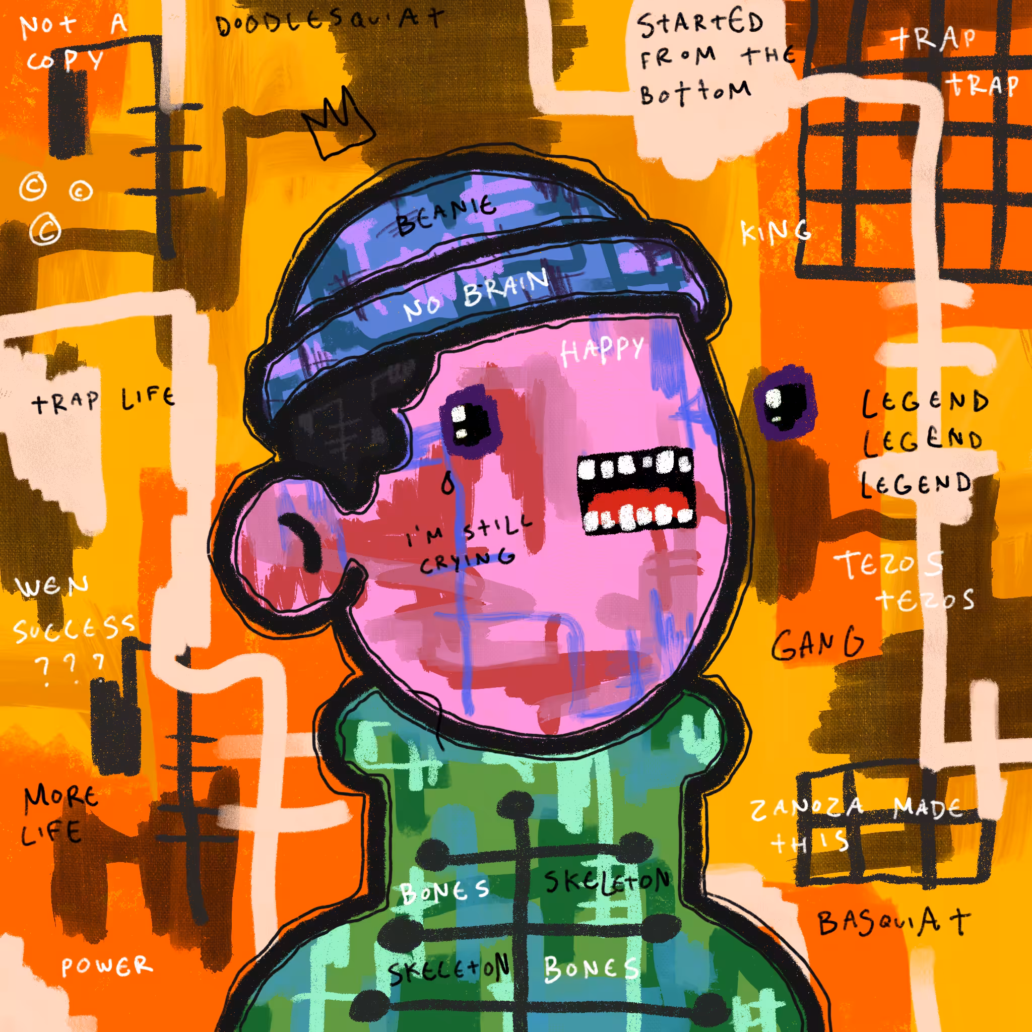 Doodlesquiat #81