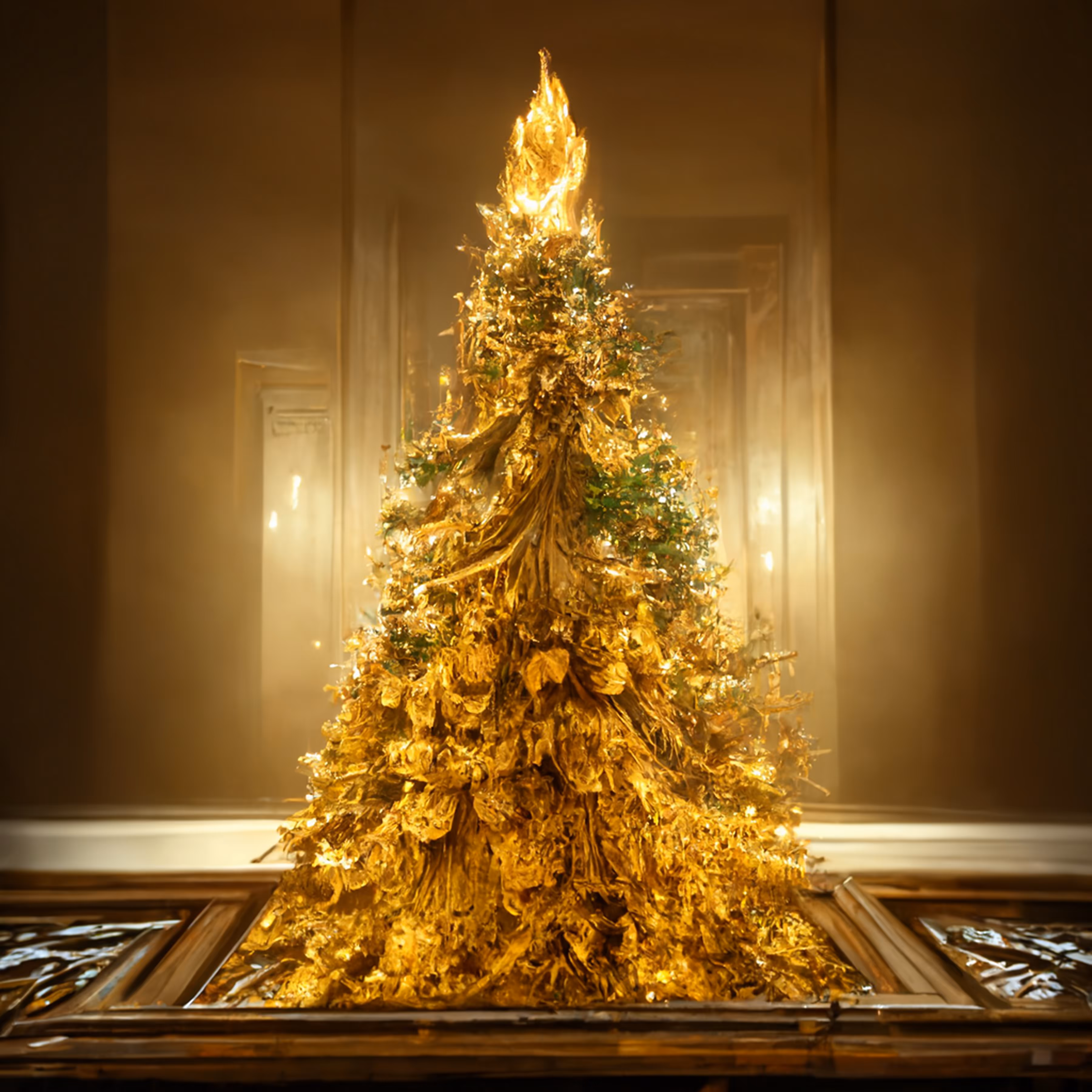 1/1 Christmas Tree NFT Image by Sollog Adoni