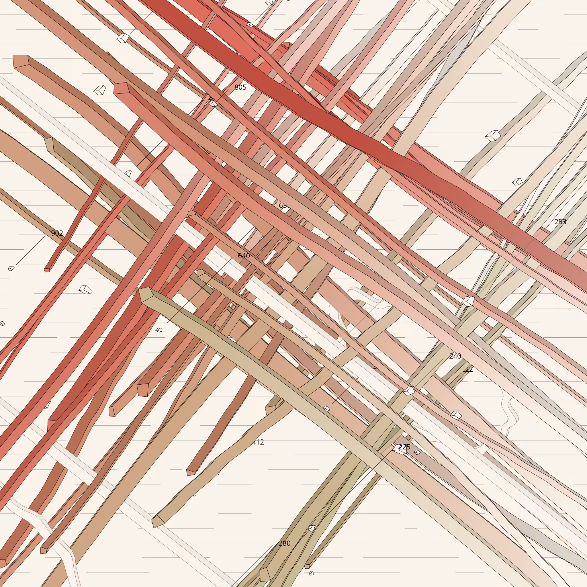 43 perpendicular latitudes #185