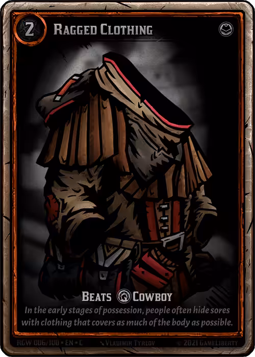 Rogue West: Crypto TCG (Legacy): Ragged Clothing