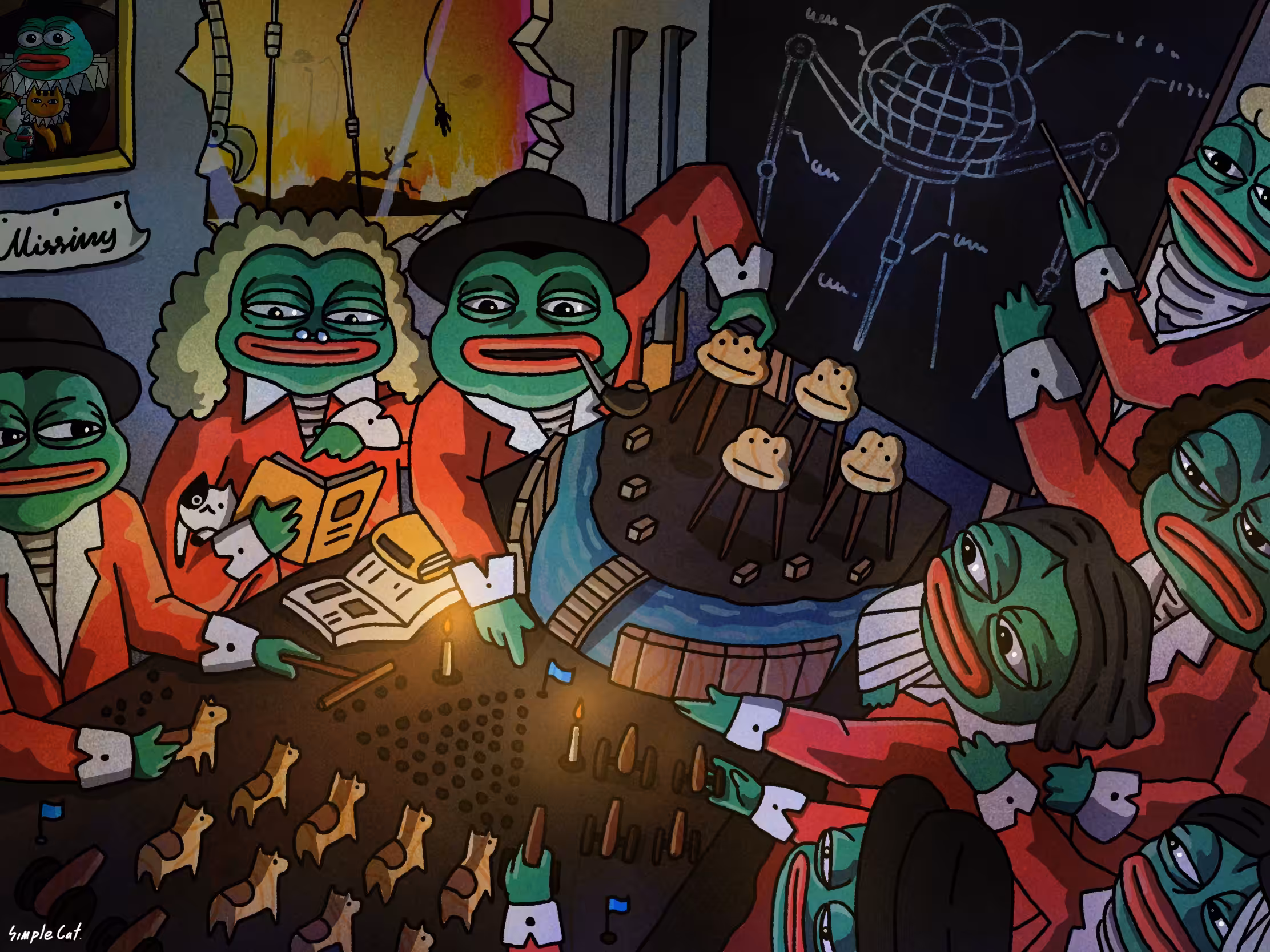 Counter The Pepe Aliens.
