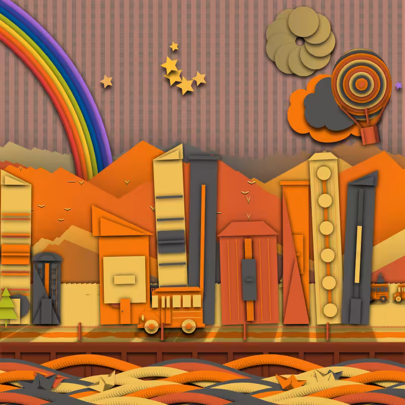 Paper Art 2.5D #92