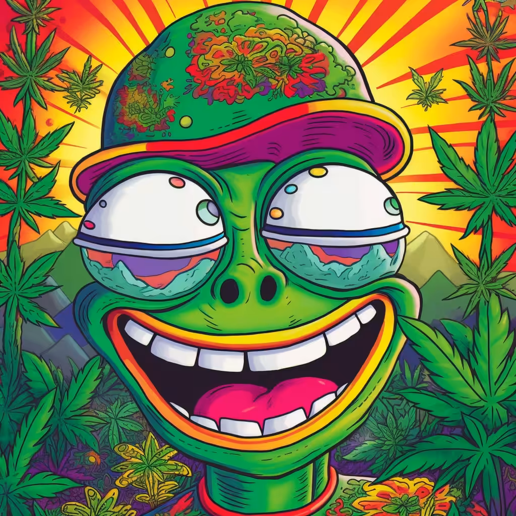 420 PEPE #1 - Cactus Frog Challenge