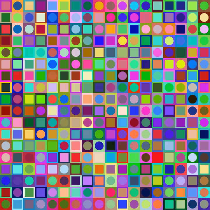 Square Dot Composition #223