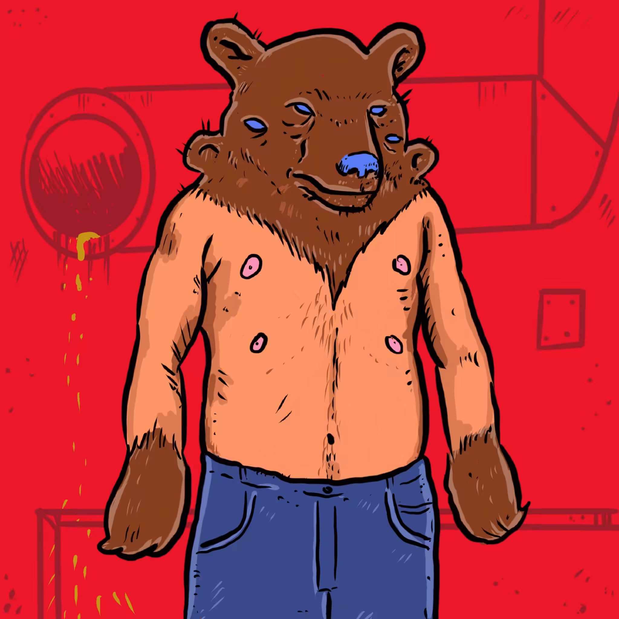 Crypto Carnies Vol 3: Escape Through the Sewer: Wally Bear Man
