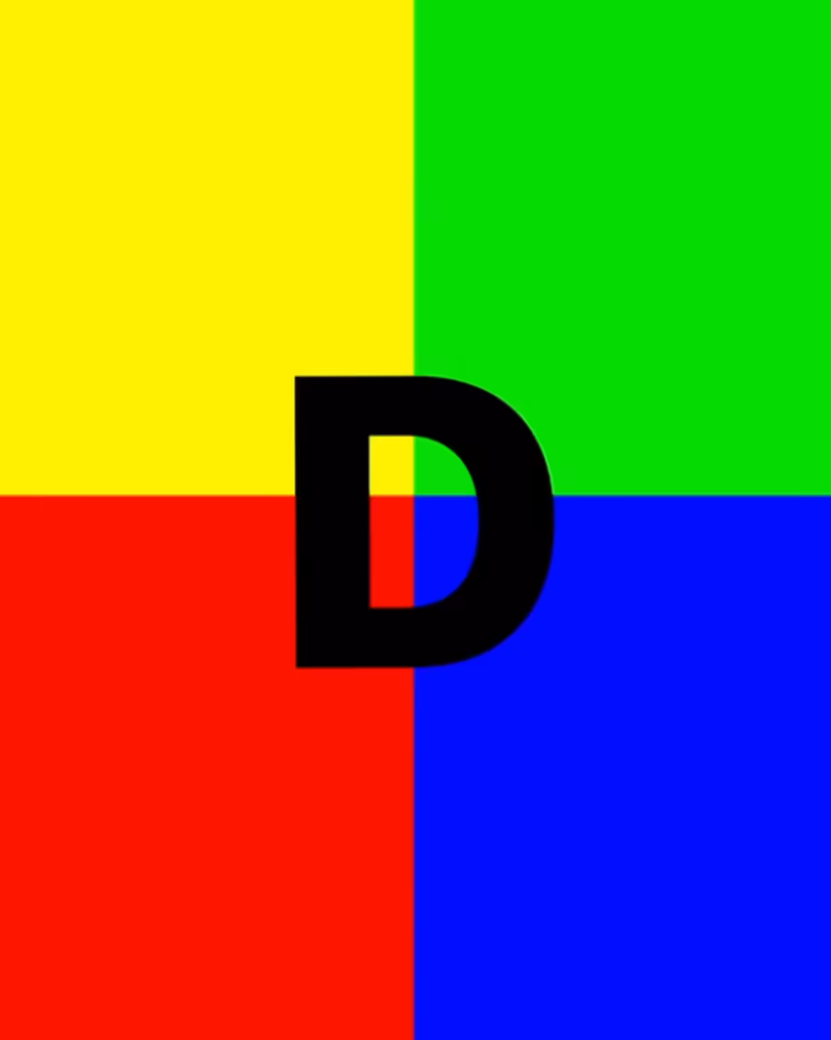 Crazy Alphabet  #D