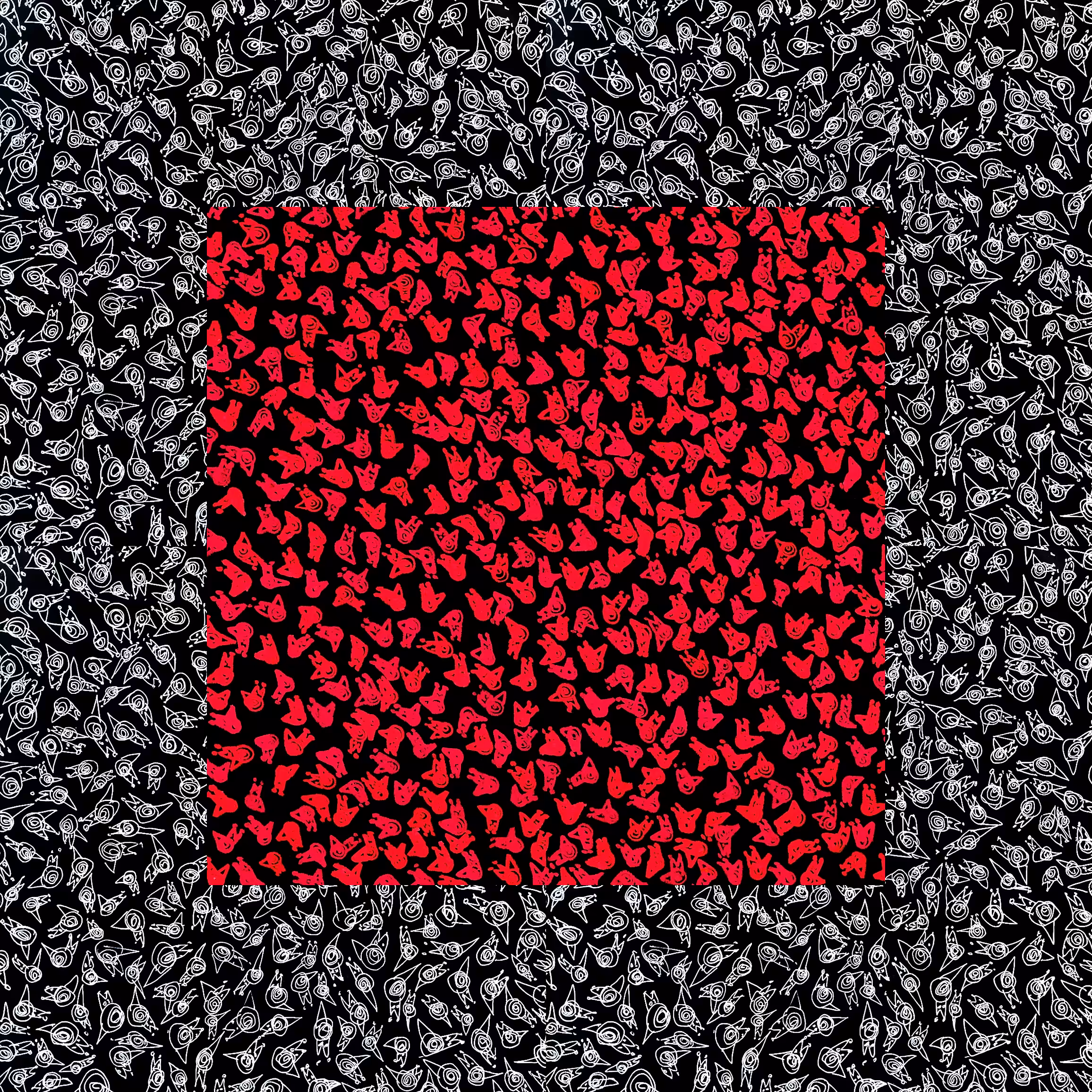 Under the red