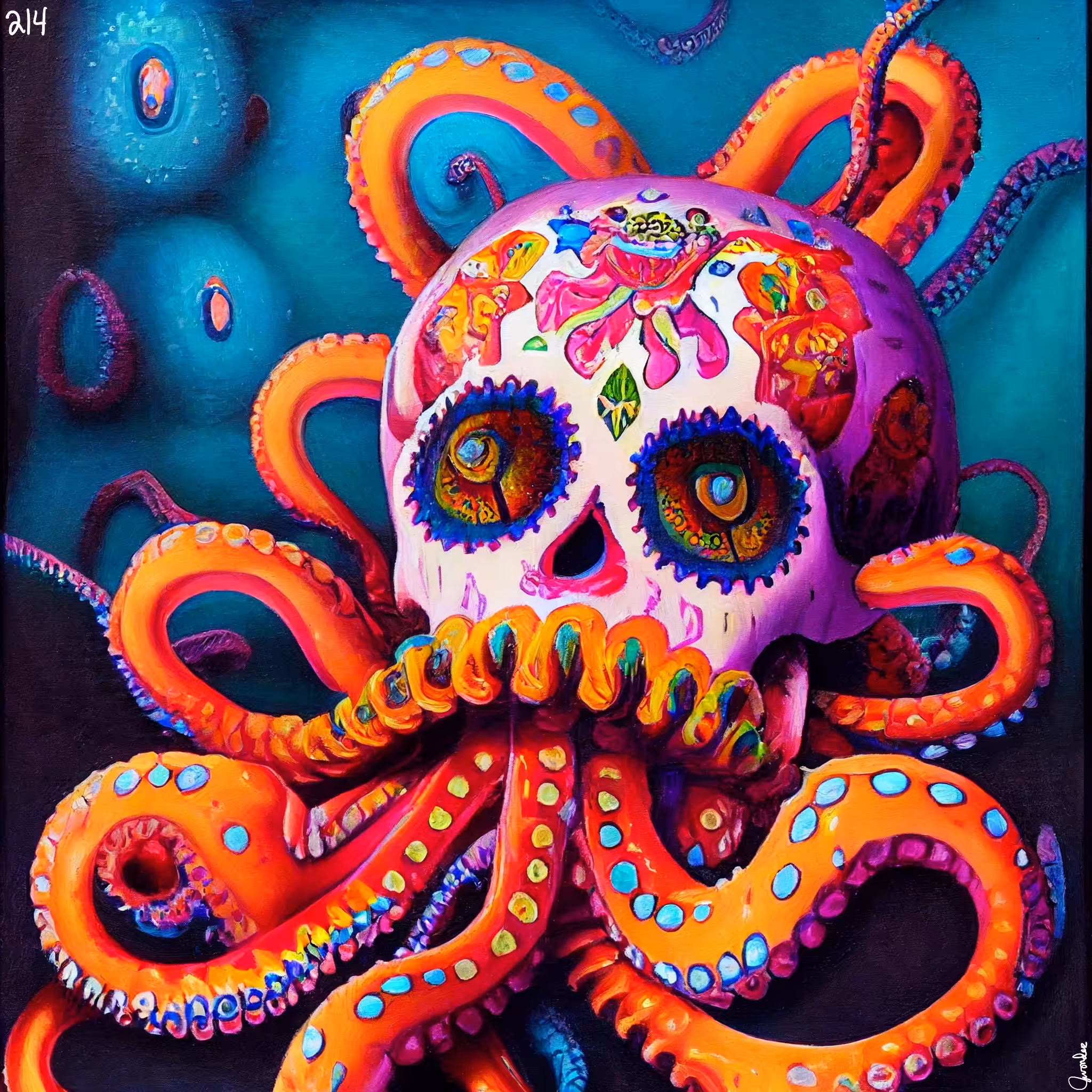 sugar skull #214