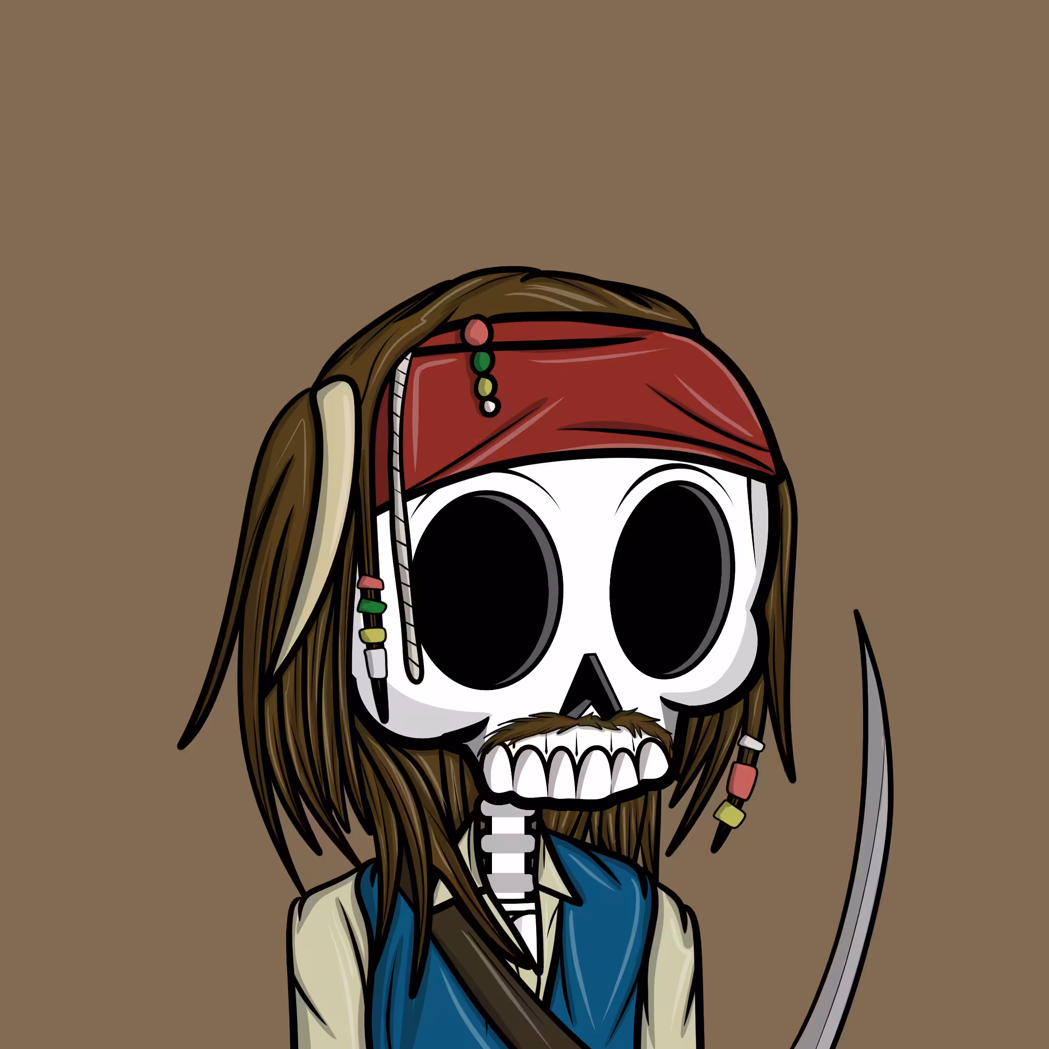 Edgar The Skeleton - Jack Sparrow #209