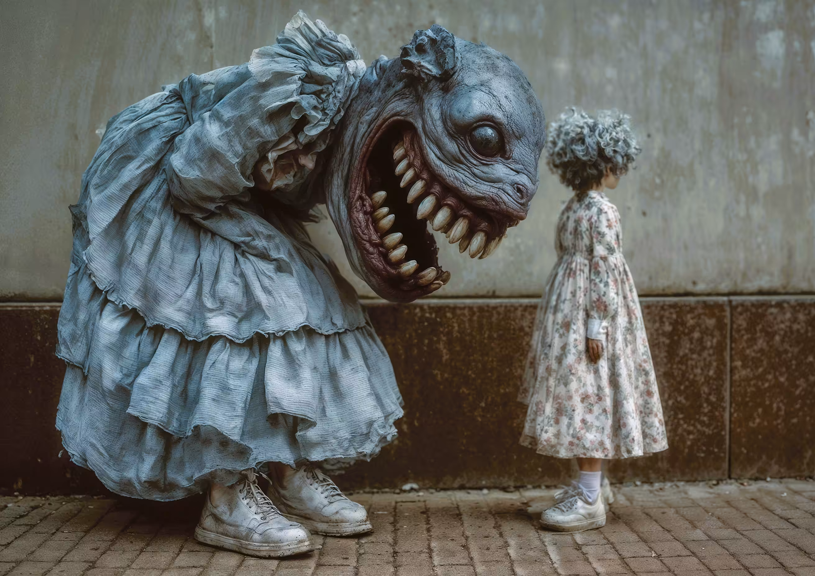 Mother told me never to blink.