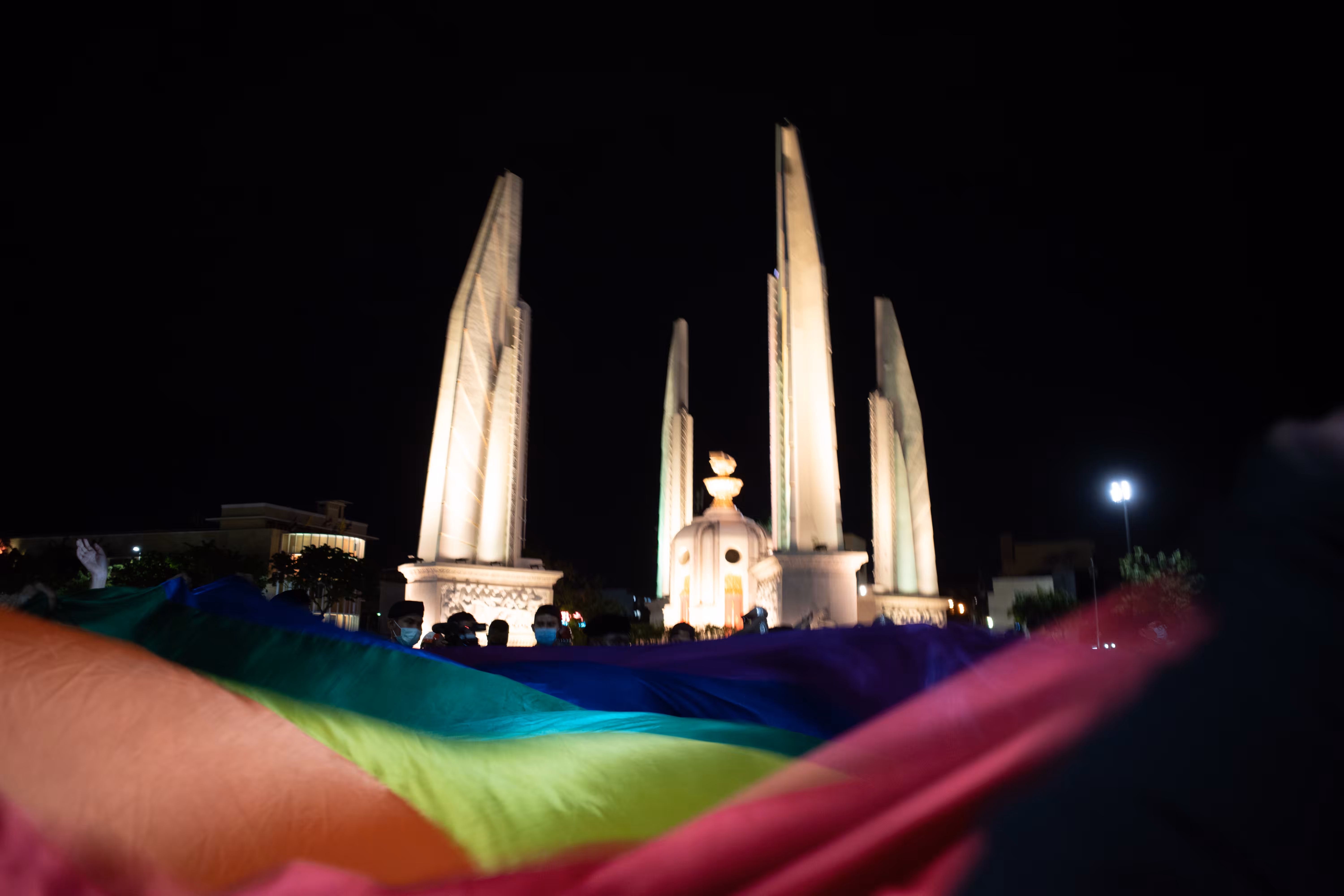 The Democracy Monument In Spectrum