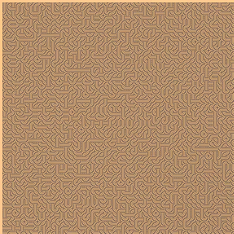 Dirty Interlaced Truchet Tiles #40