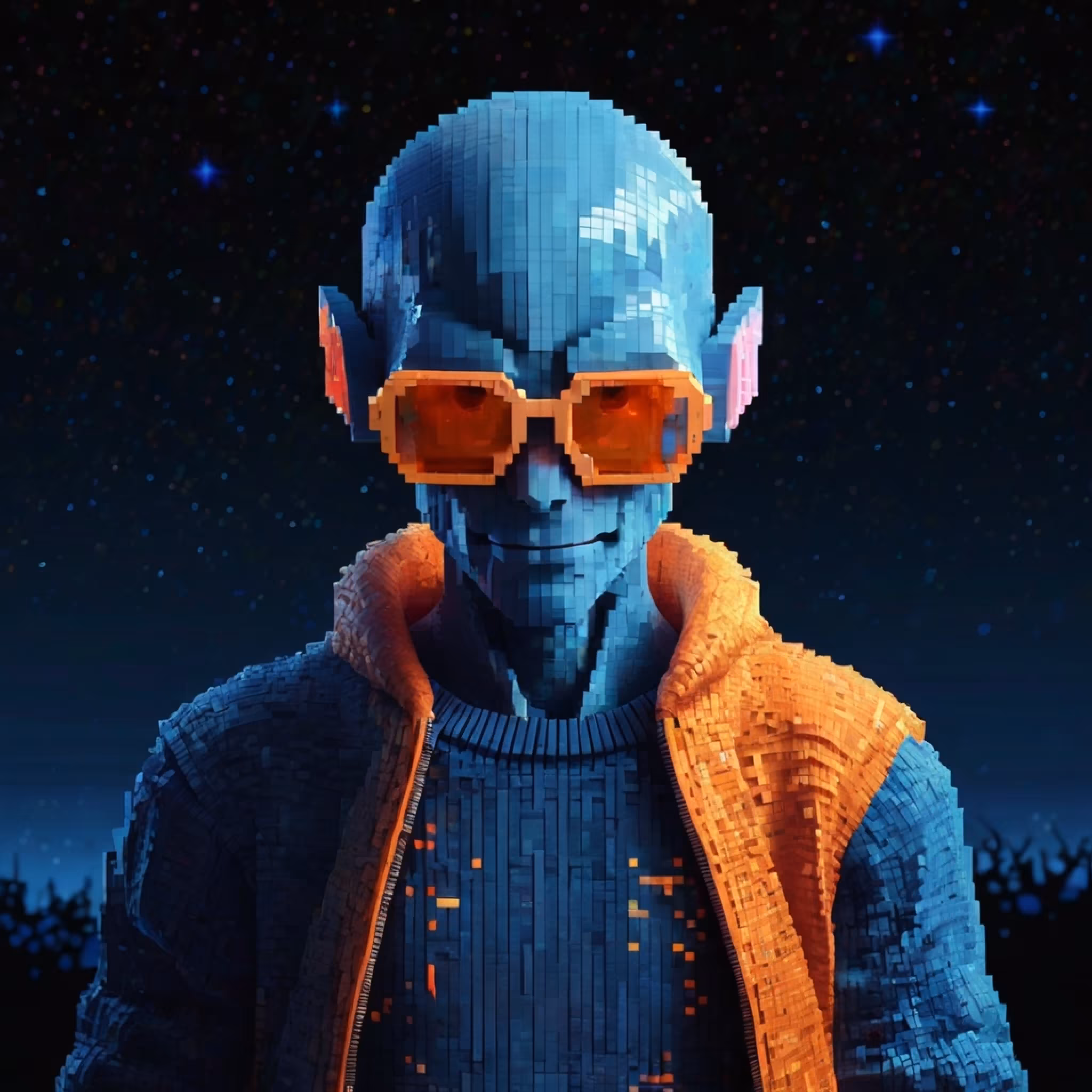 The Oracle of Digital Shadows: Kino🧊🔶  The Neon Echo of Andara