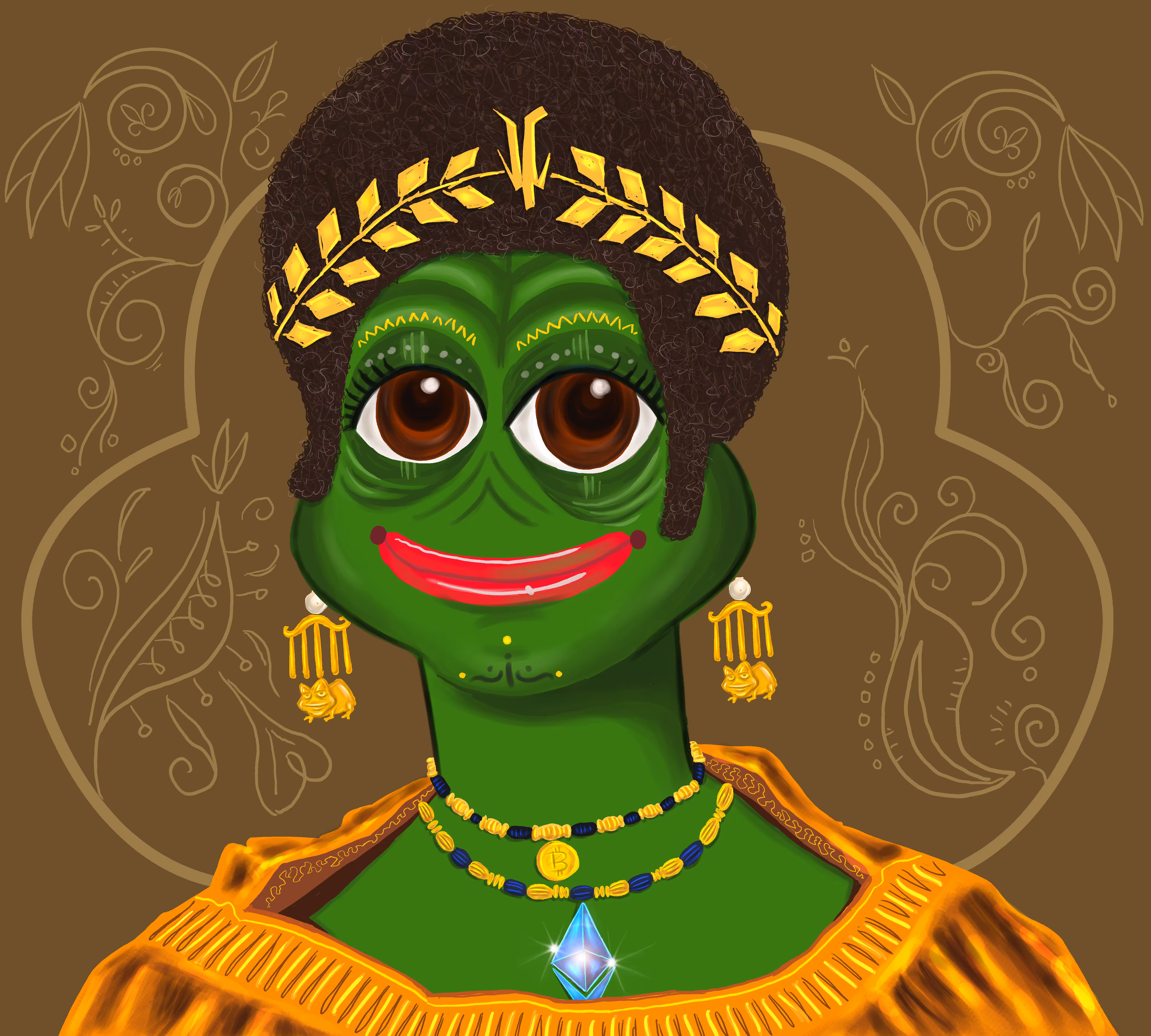 Egyptian Pepe Princess