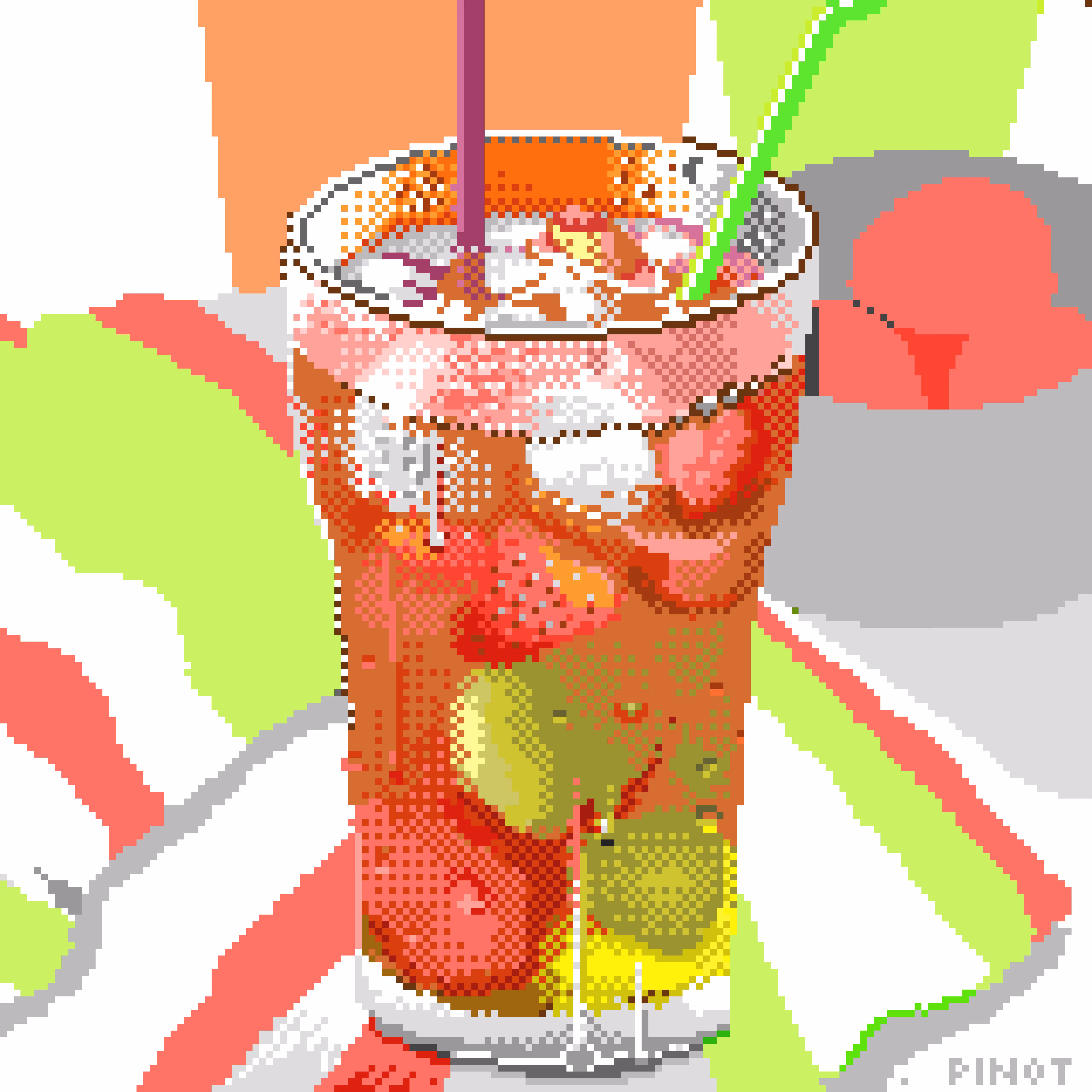 Clie Art: Ice Tea Strawberry Lychee