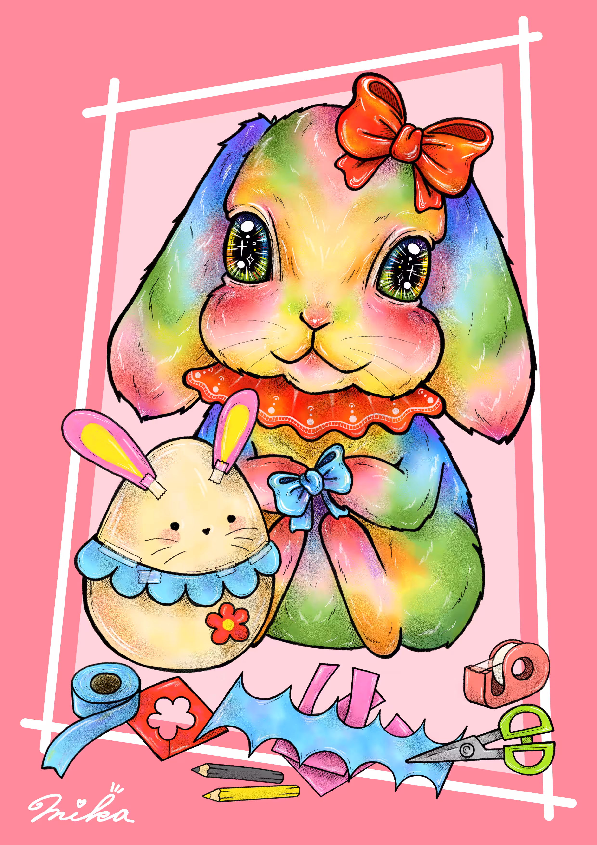 MIKA animal ART: Hello Easter #21/30