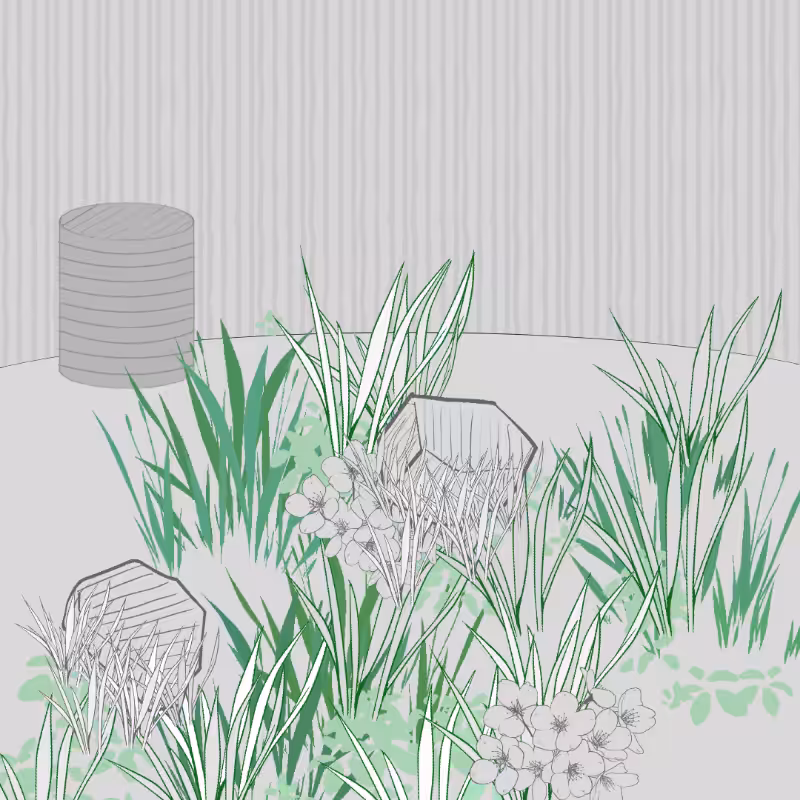 Wild Grass and Rubble #125