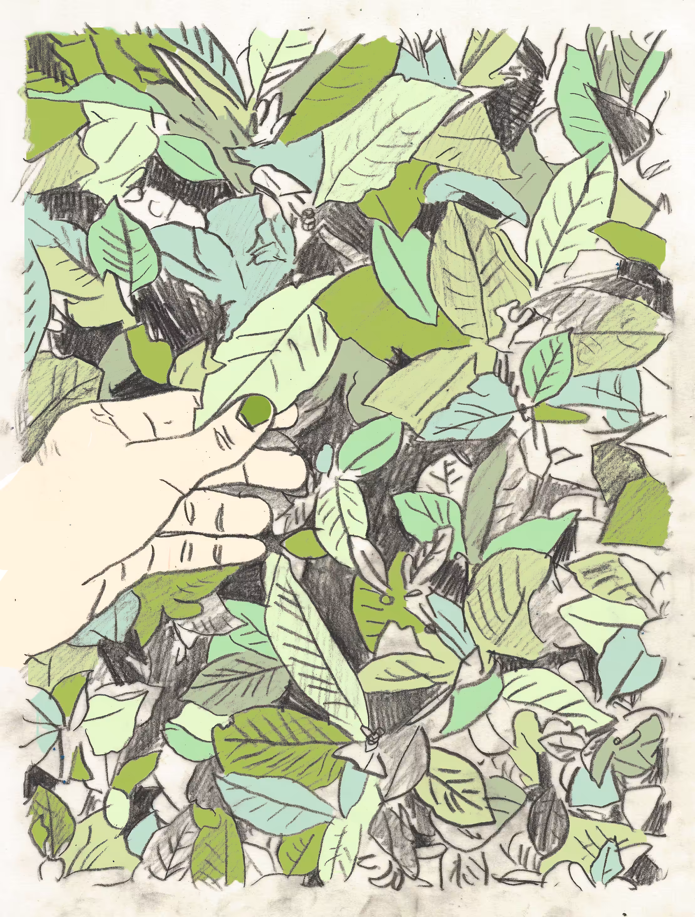 green nail