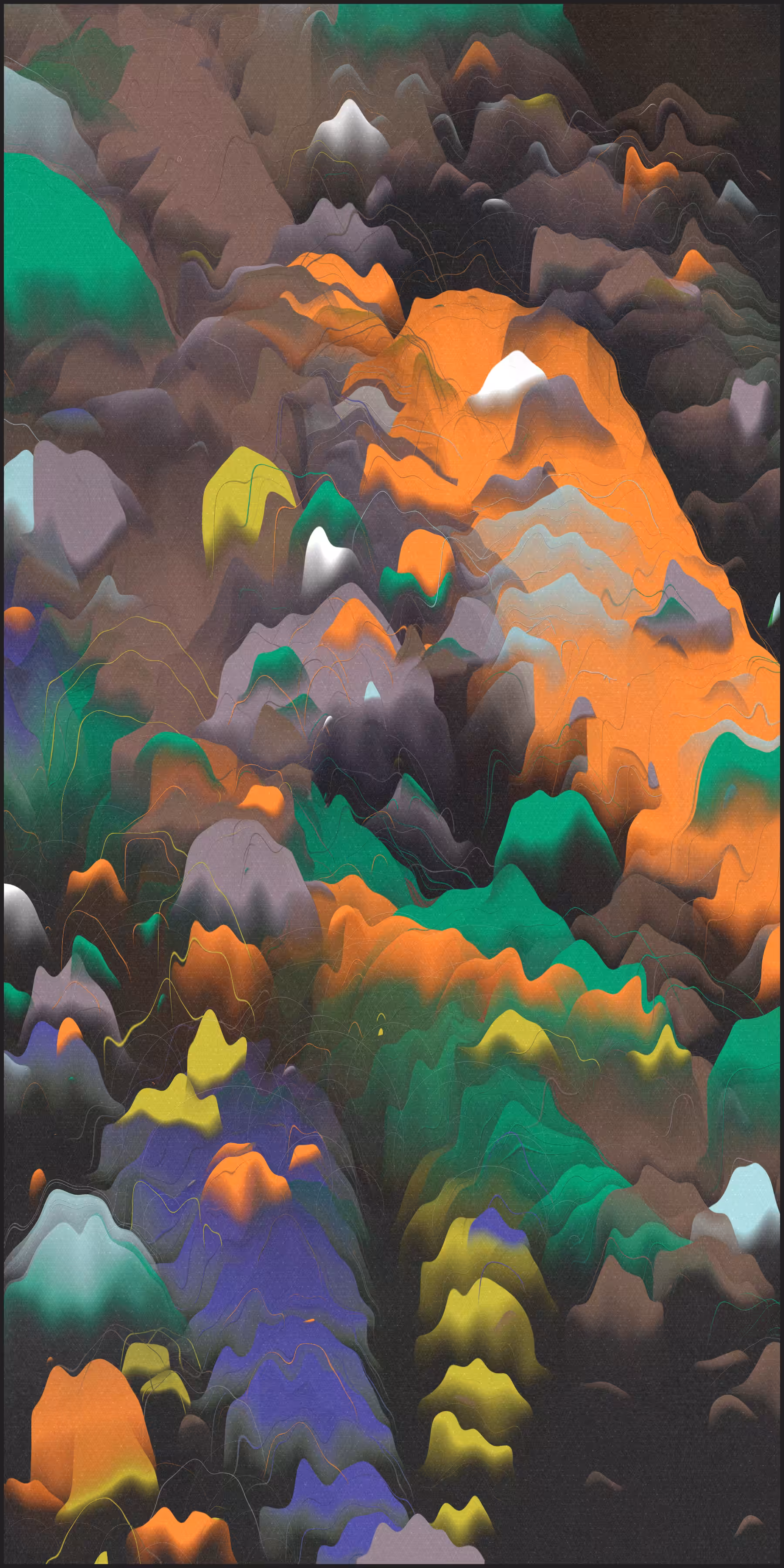 晩夏の山岳 Mountains in Late Summer #8