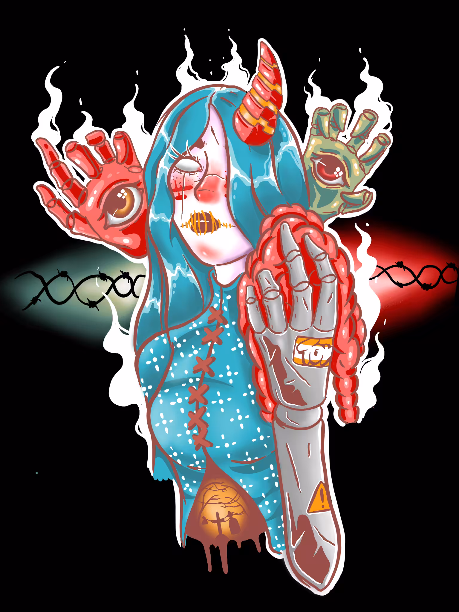 Darkness in people's hearts