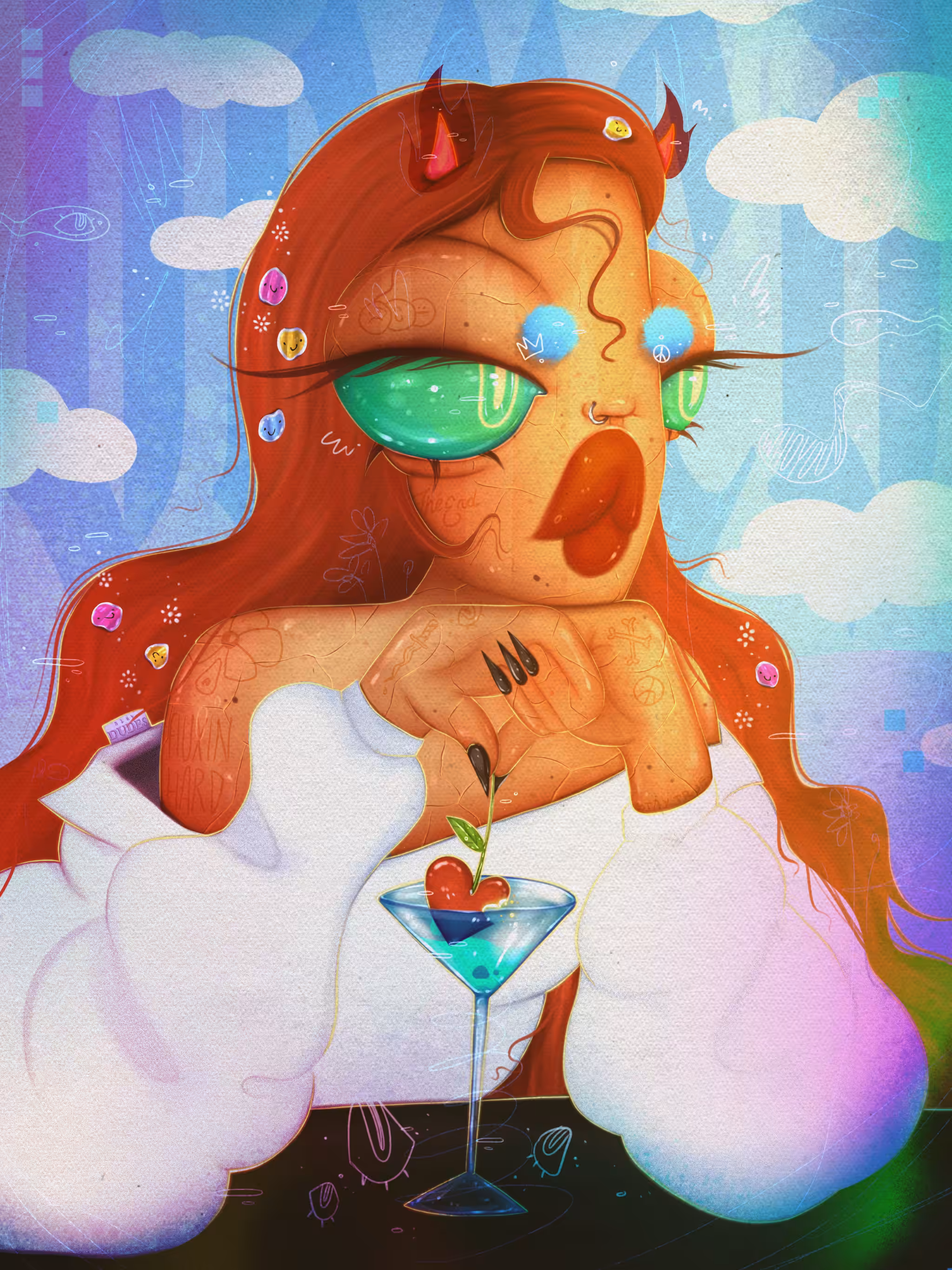 BORED LADY 