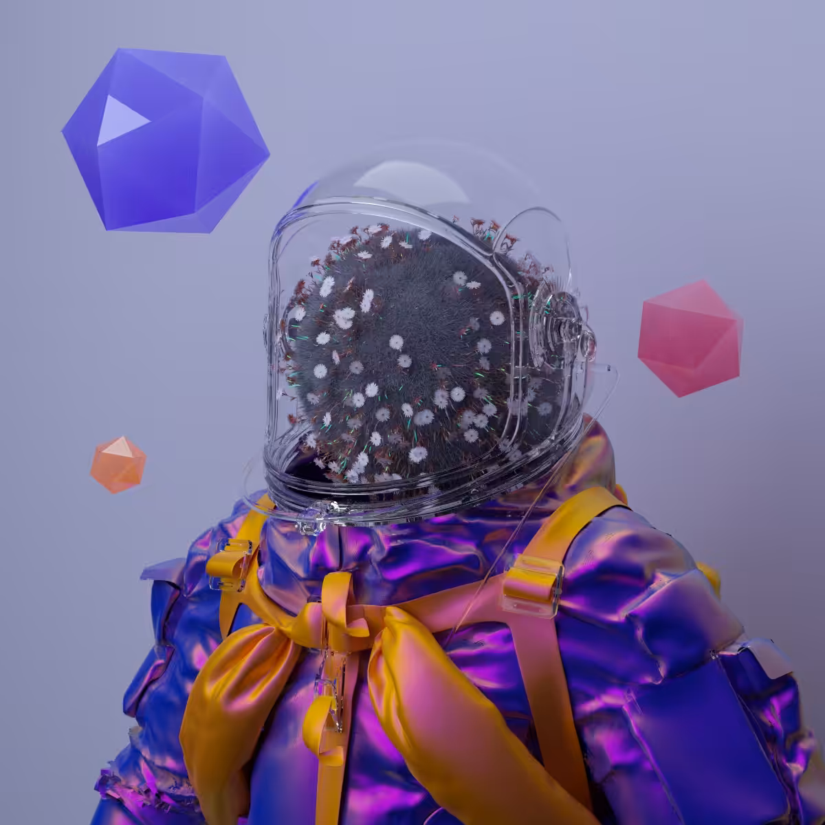 Portrait photograph from space man No.28