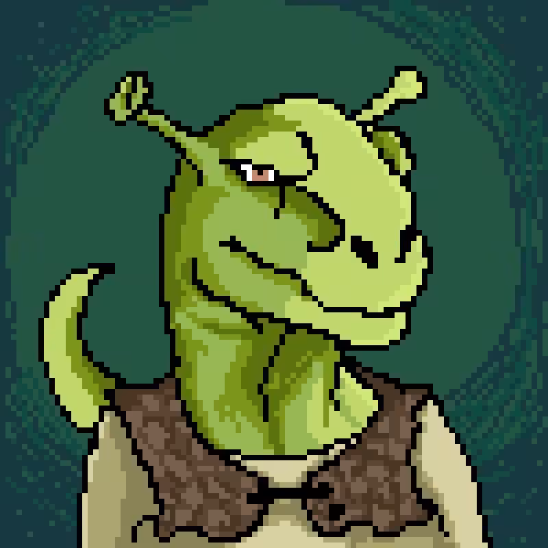 CryptoDinosaurs #87 - Shrek