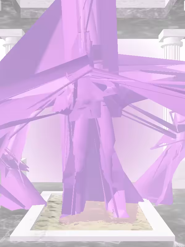 HeavenComputer: The Cheering Glossy Violet Woman #5938