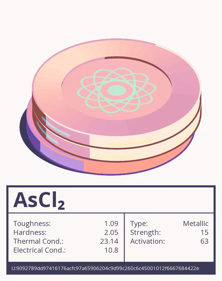 AsCl₂ molecule
