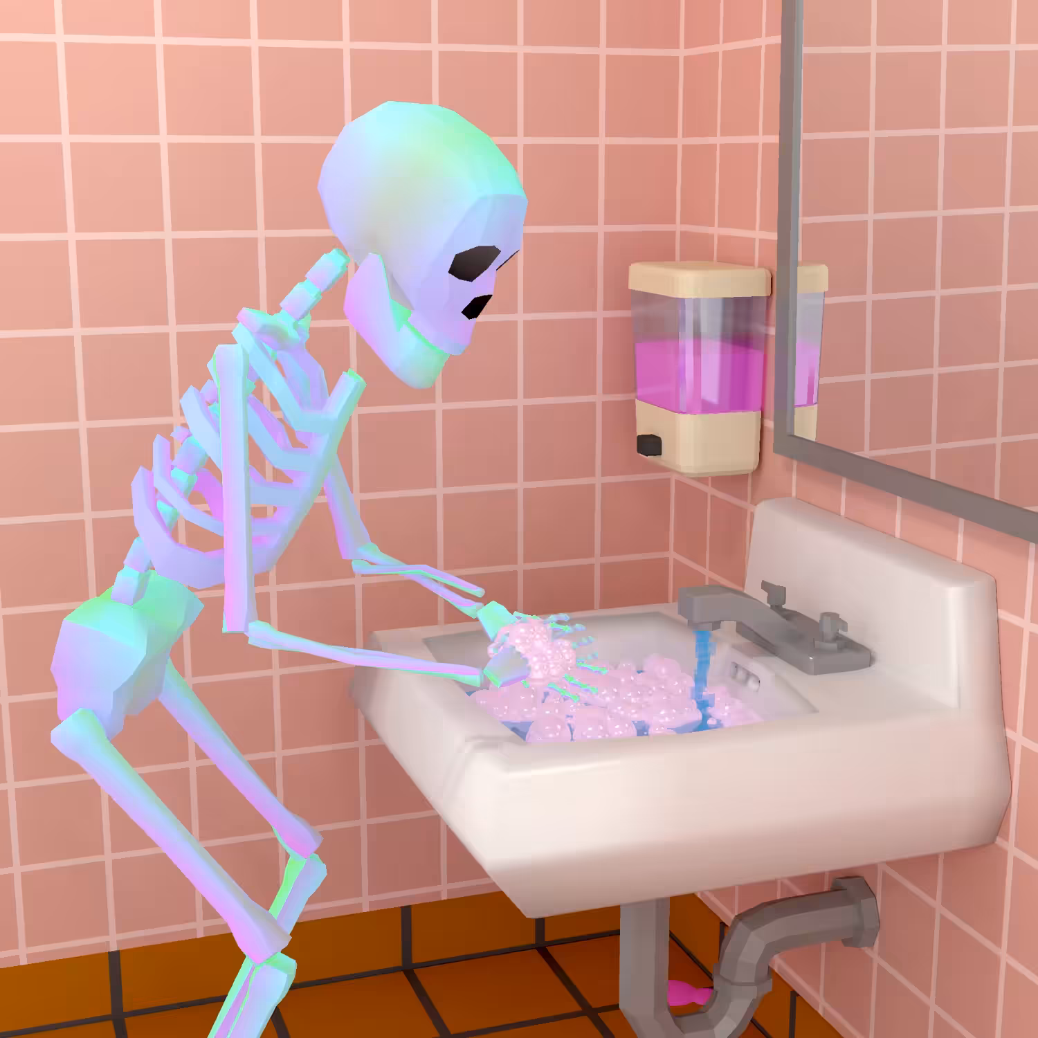 Hand Washing Skeleton