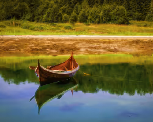 Bredes Photo Collection: Nordland Boat