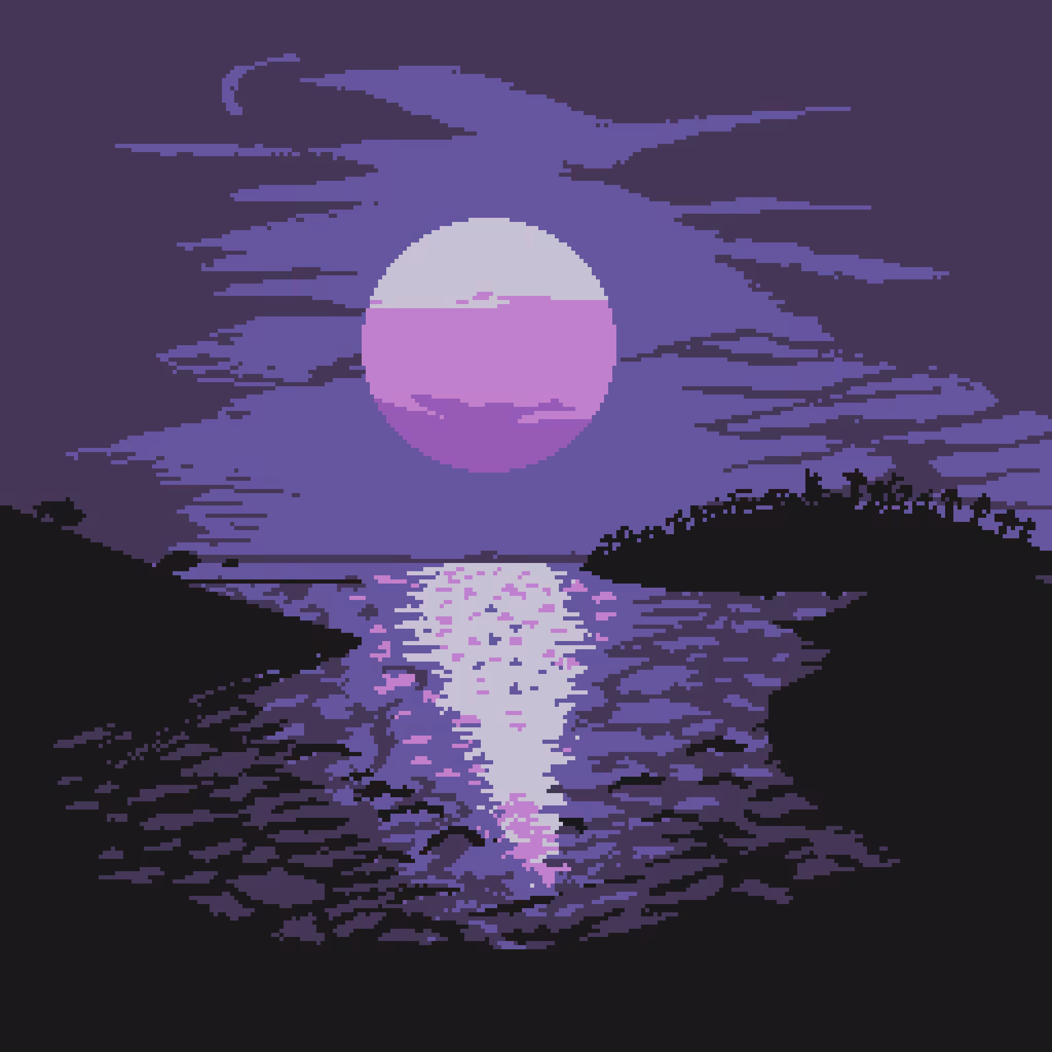 Pixel Sunset #28
