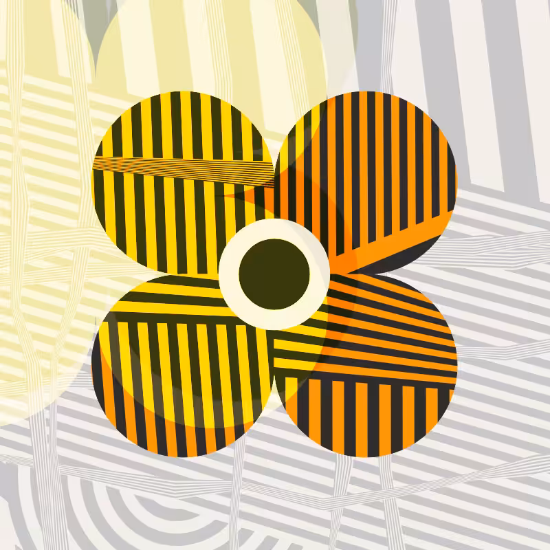 Dazzle Bloom: Big Orange #43