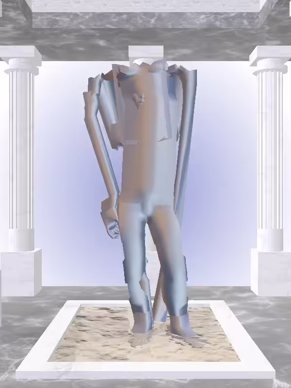HeavenComputer: The Threatening Stealth Dark Blue Woman #2150