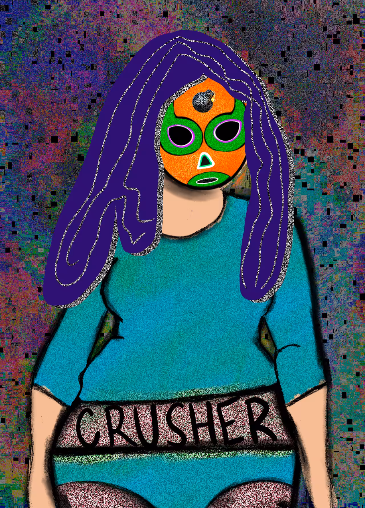 NFT luchadora #5