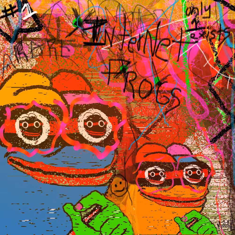 Internet Frogs Fake AF Rare Pepe