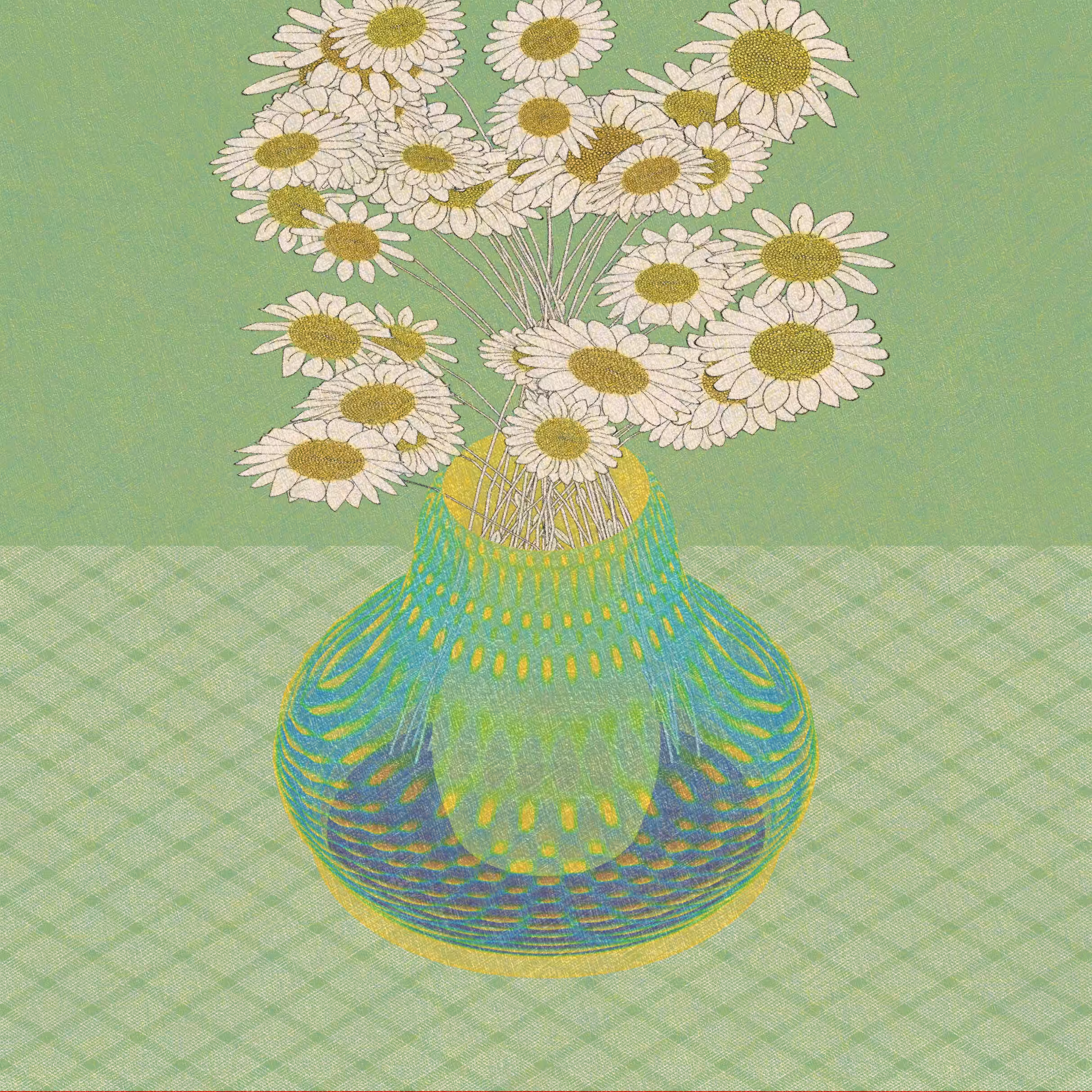 Vases and Daisies #27